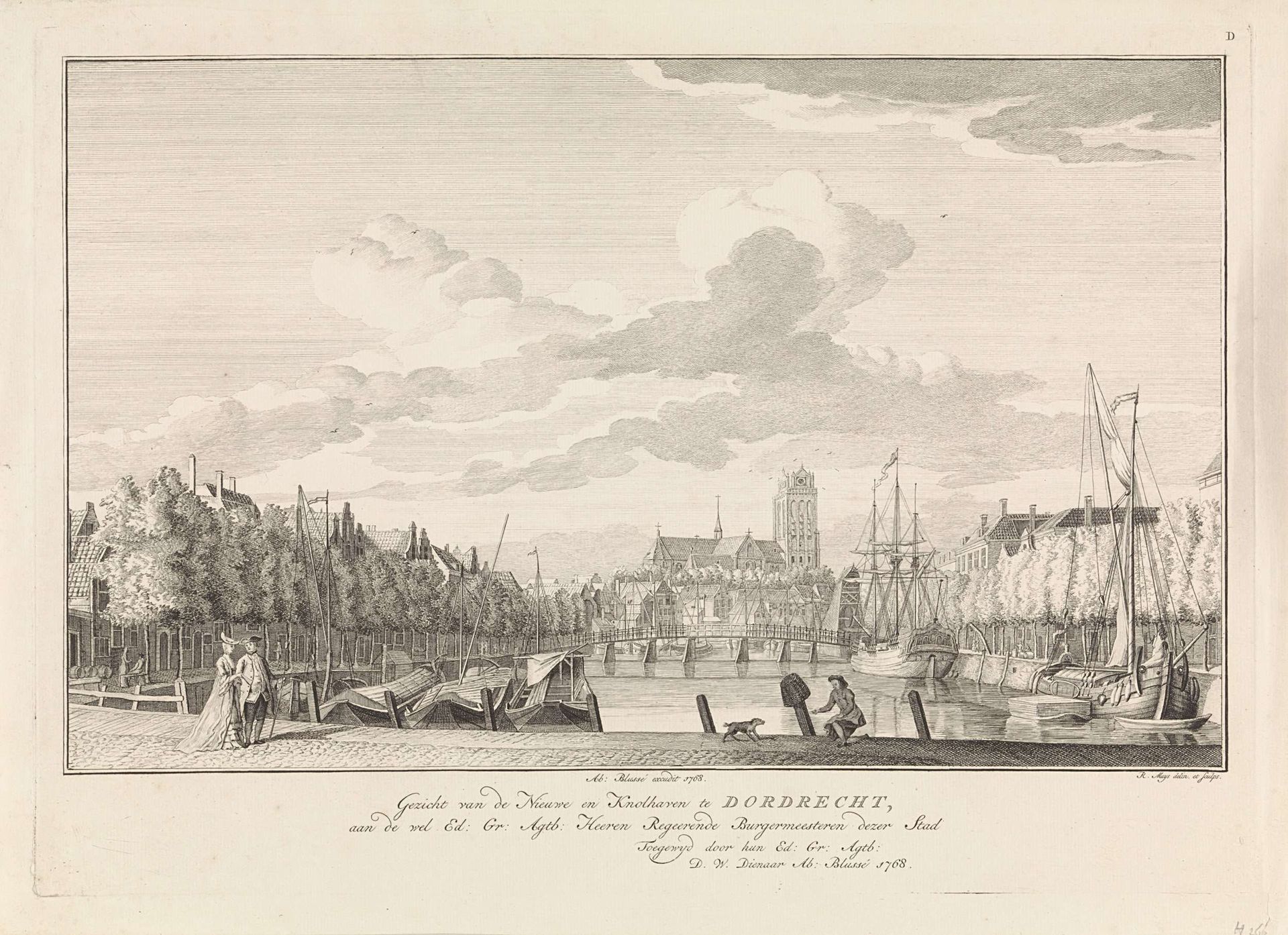 Nieuwe haven en Knolhaven te Dordrecht by Robbert Muys