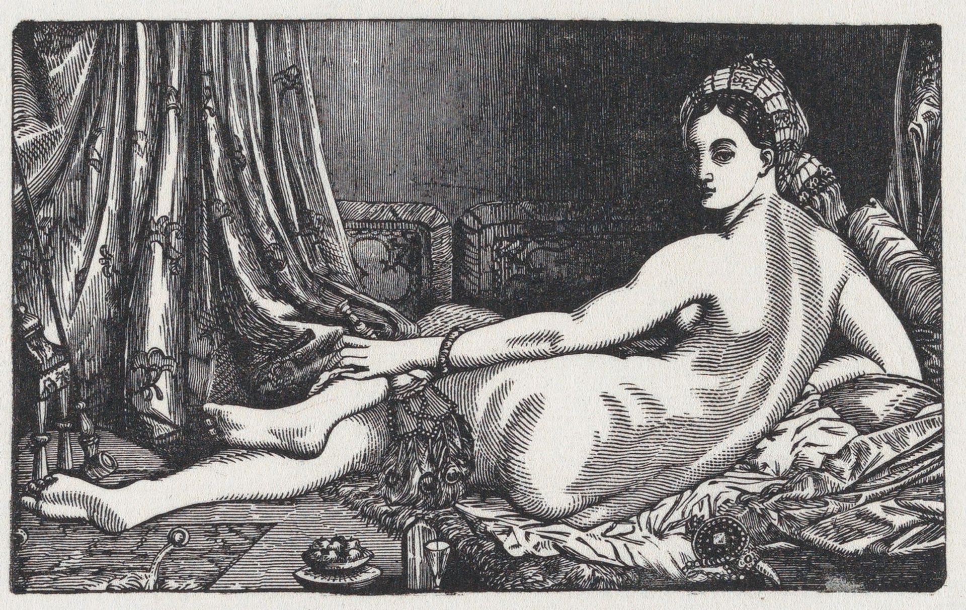 Odalisque viewed from behind, after Ingres by Anonymous