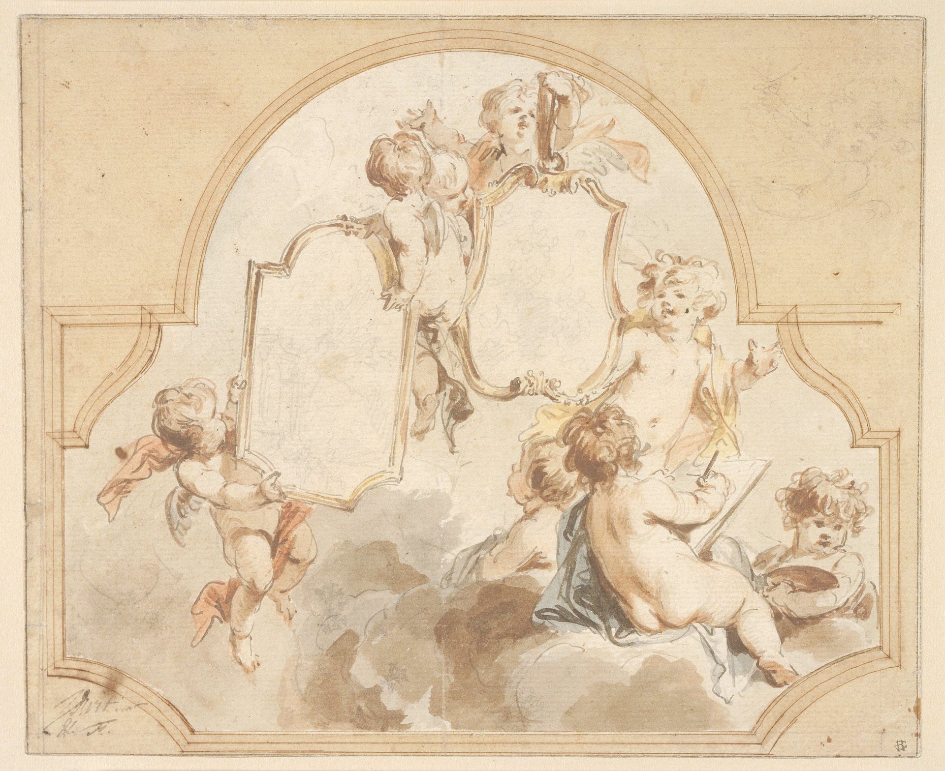 Allegory of Painting by Jacob de Wit