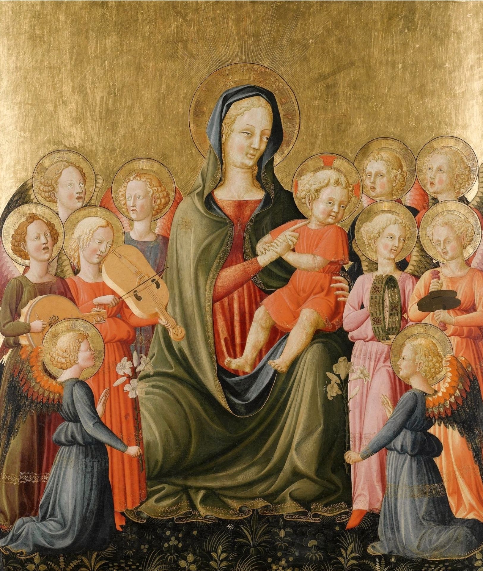 Madonna with Child and Angels by Lo Scheggia