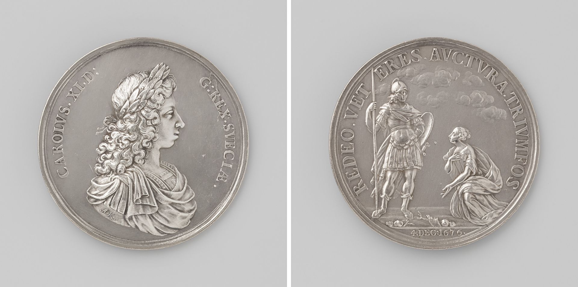 Herovering van Schonen, ter ere van Karel XI van Zweden by Arvid Karlsteen