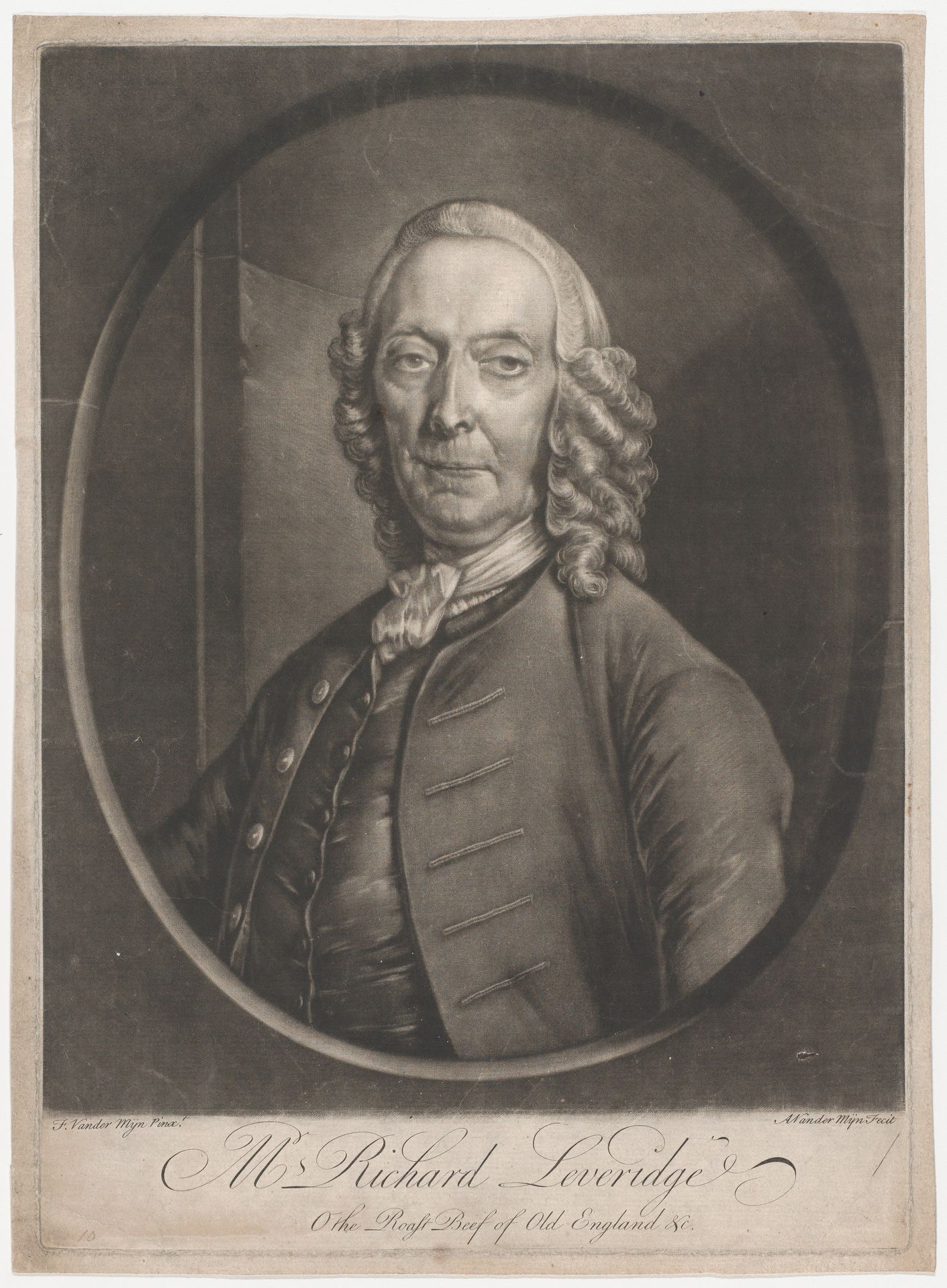 Mr. Richard Leveridge by Andreas van der Mijn