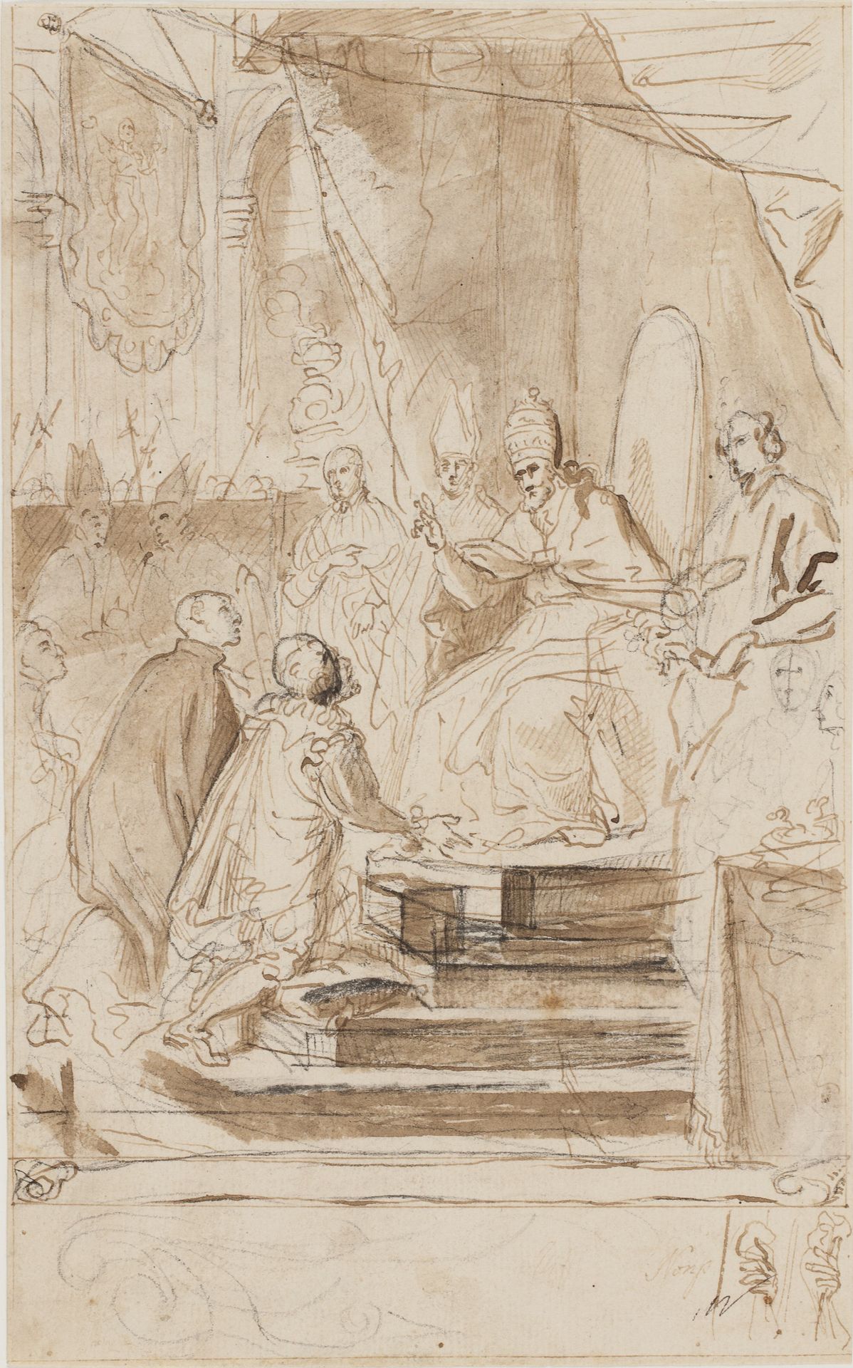 The canonisation of St Ignatius of Loyola by Agostino Masucci