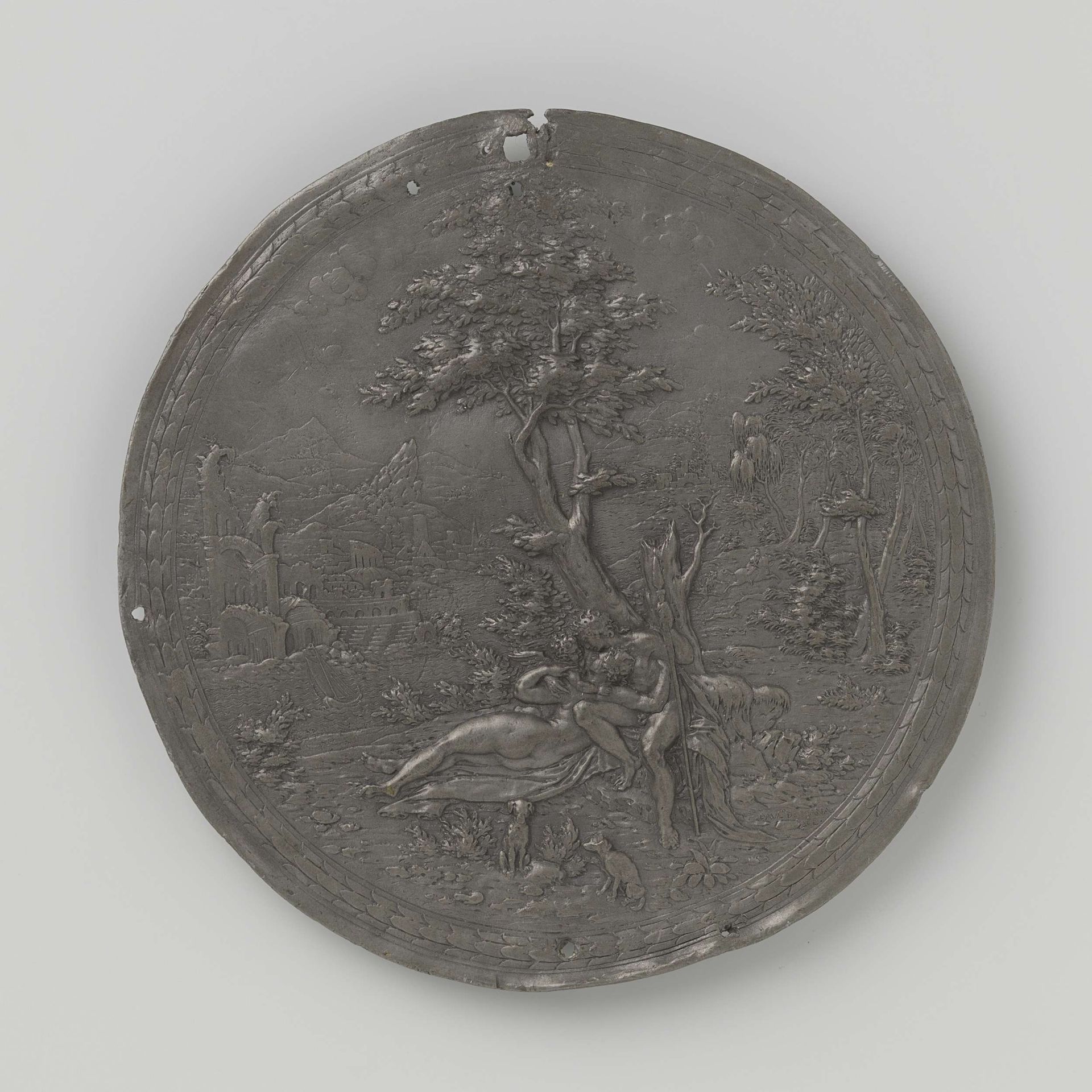 Venus and Adonis by Paulus Willemsz. van Vianen