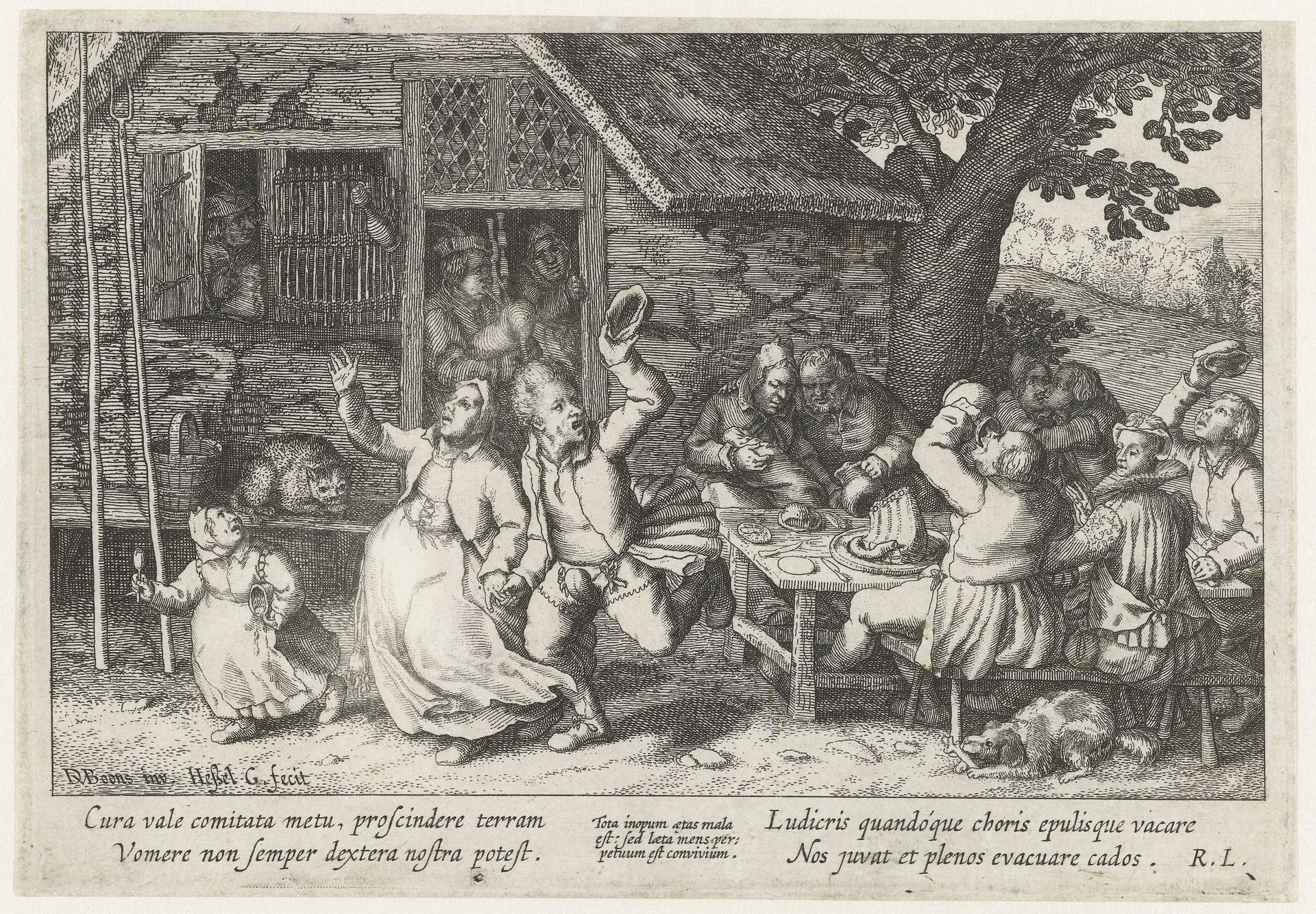 Boerenfeest by Hessel Gerritsz