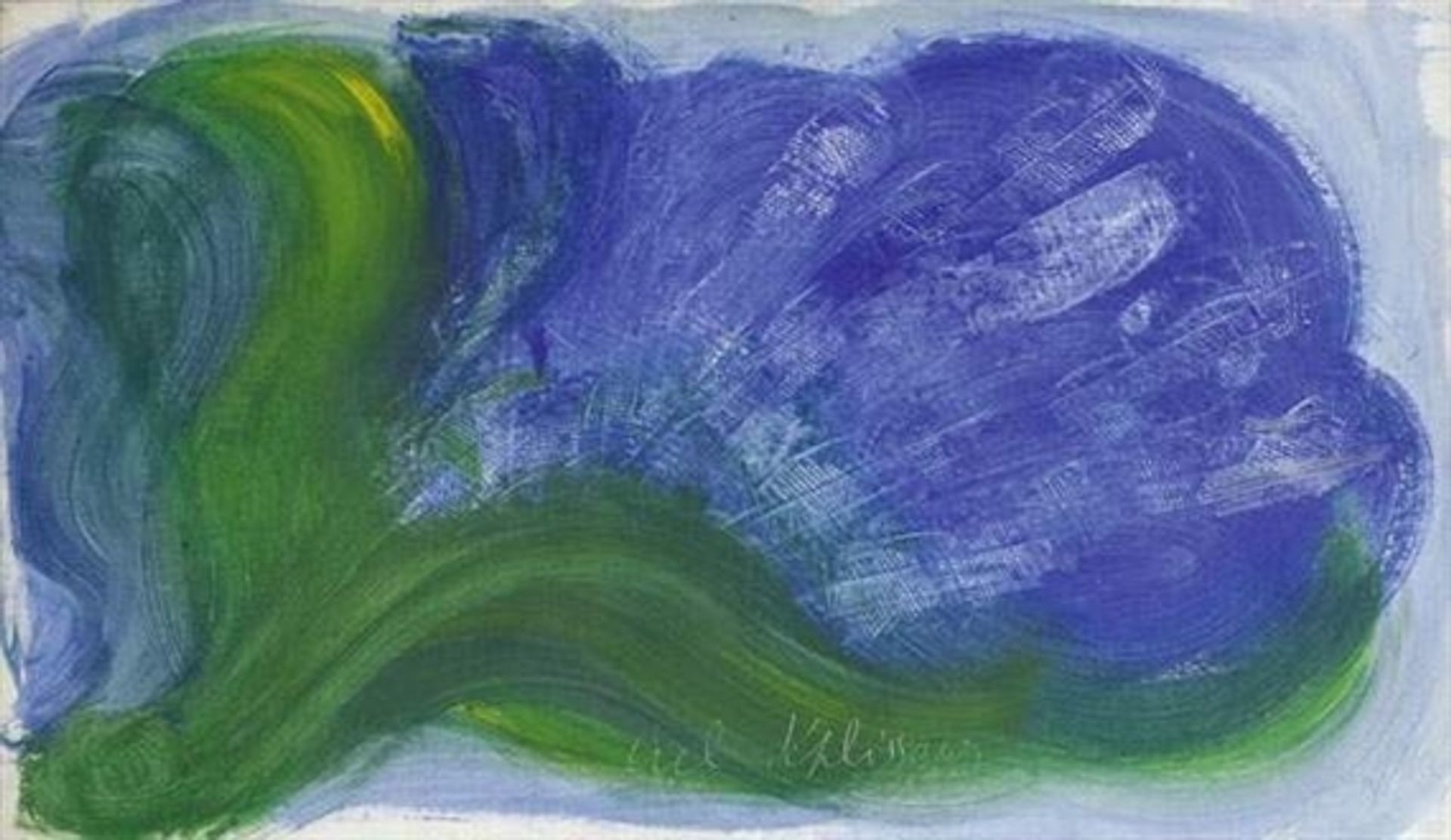 Ciel deplisseur by Jean Messagier