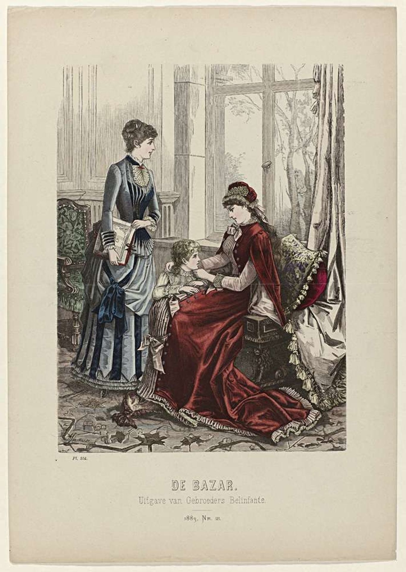 De Bazar, 1883, Nr. 21, Pl. 554 by Anonymous