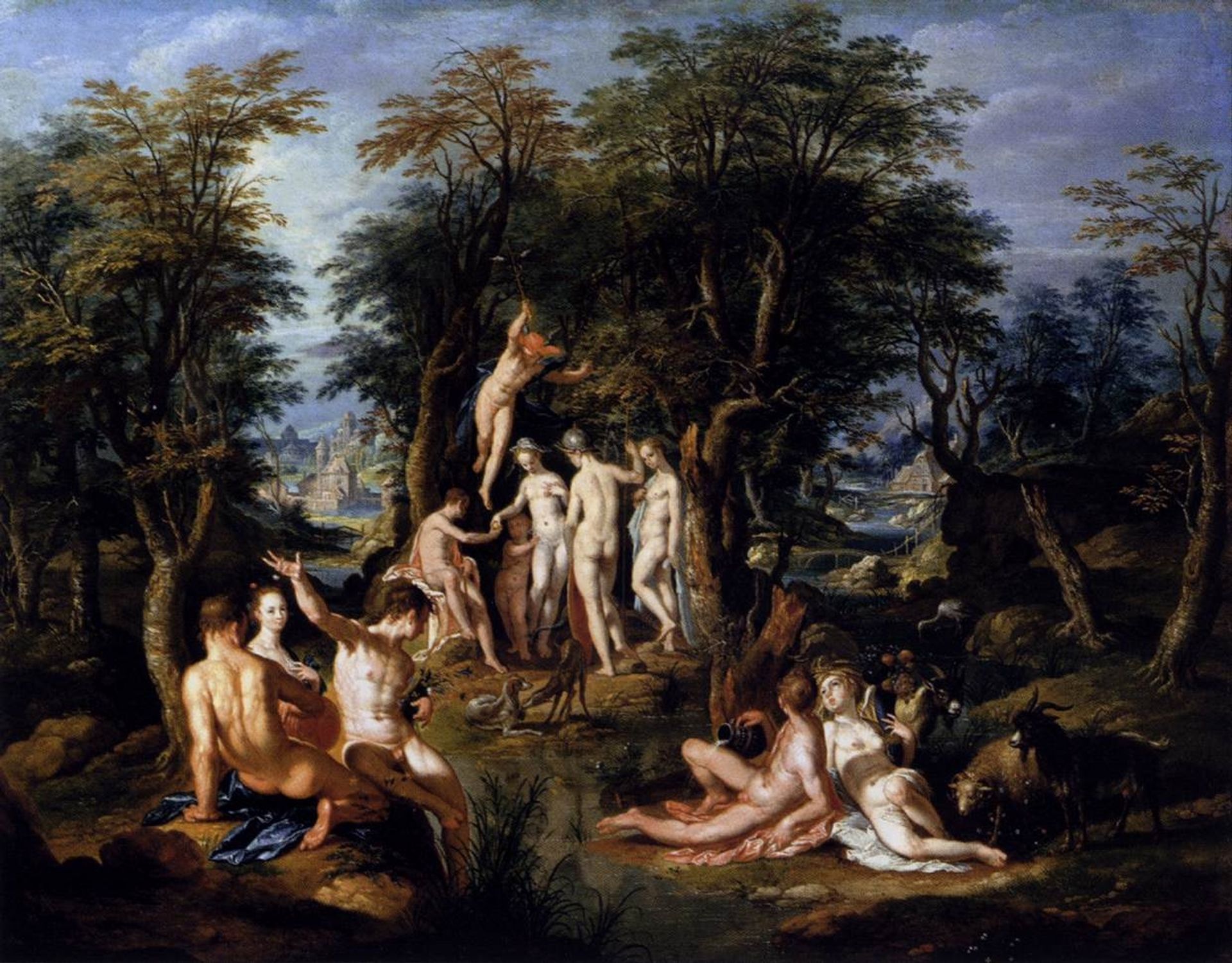 The Judgment of Paris by Joachim Wtewael