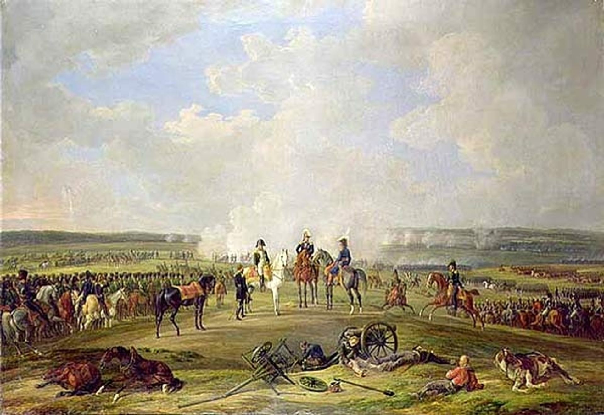 Napoleon and His Troops at Beshenkovichi 24th July 1812 by Albrecht Adam