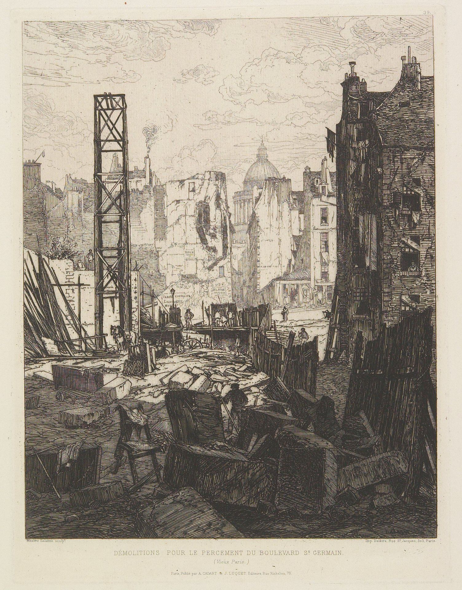Demolition of Paris by Maxime Lalanne