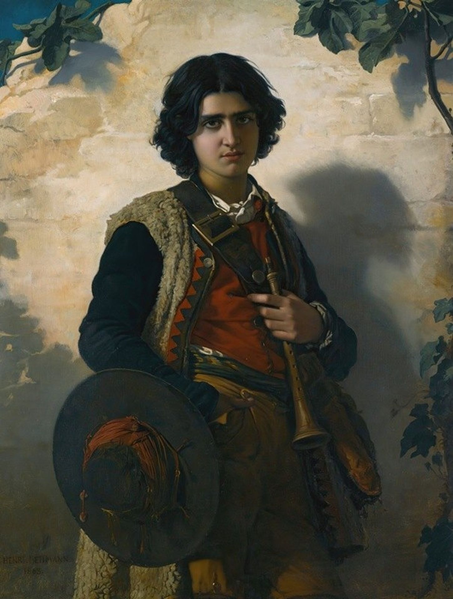 Le Fifre Italien by Henri Lehmann