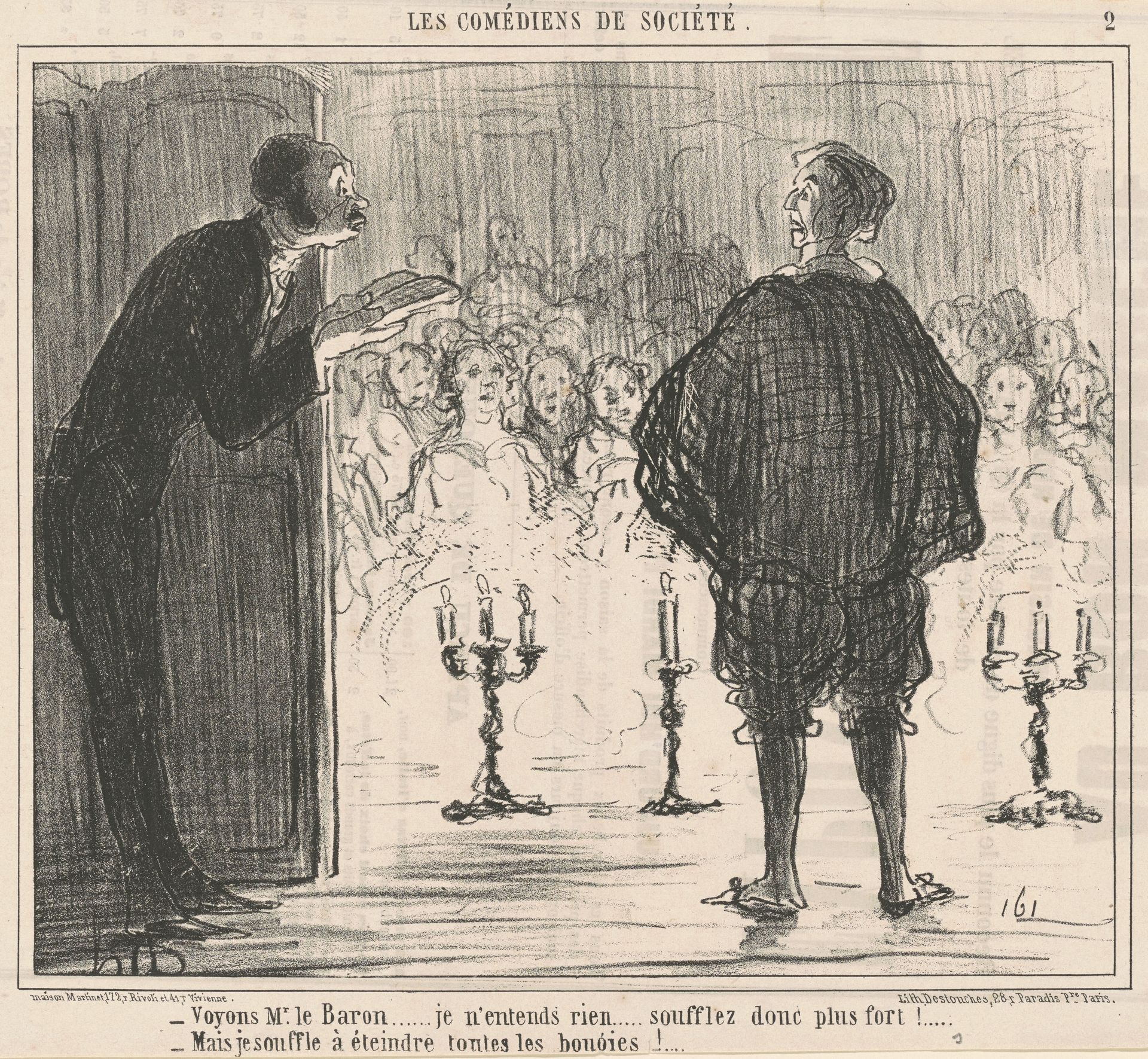 Voyons Mr. le Baron ... by Honoré Daumier