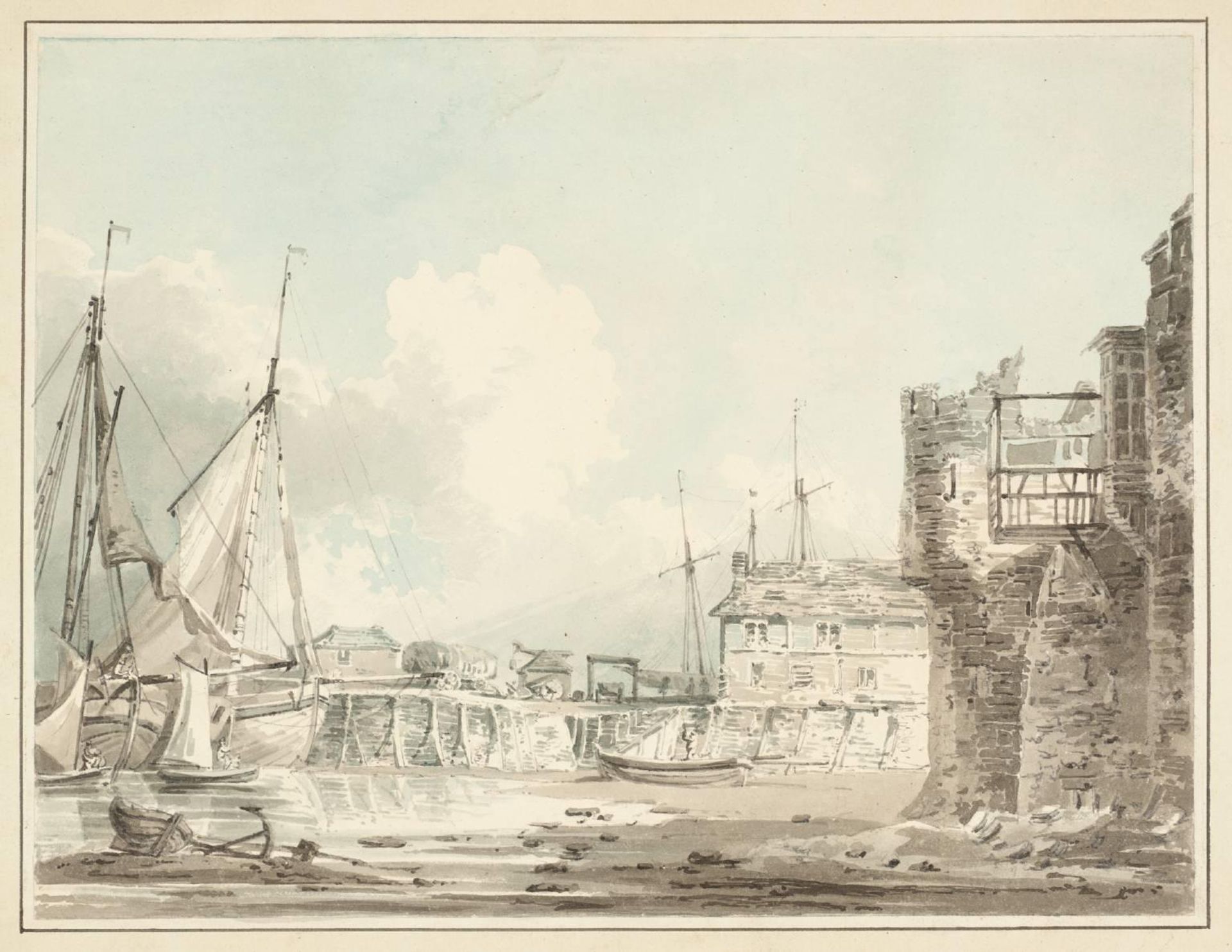Southampton Harbour by Edward Dayes