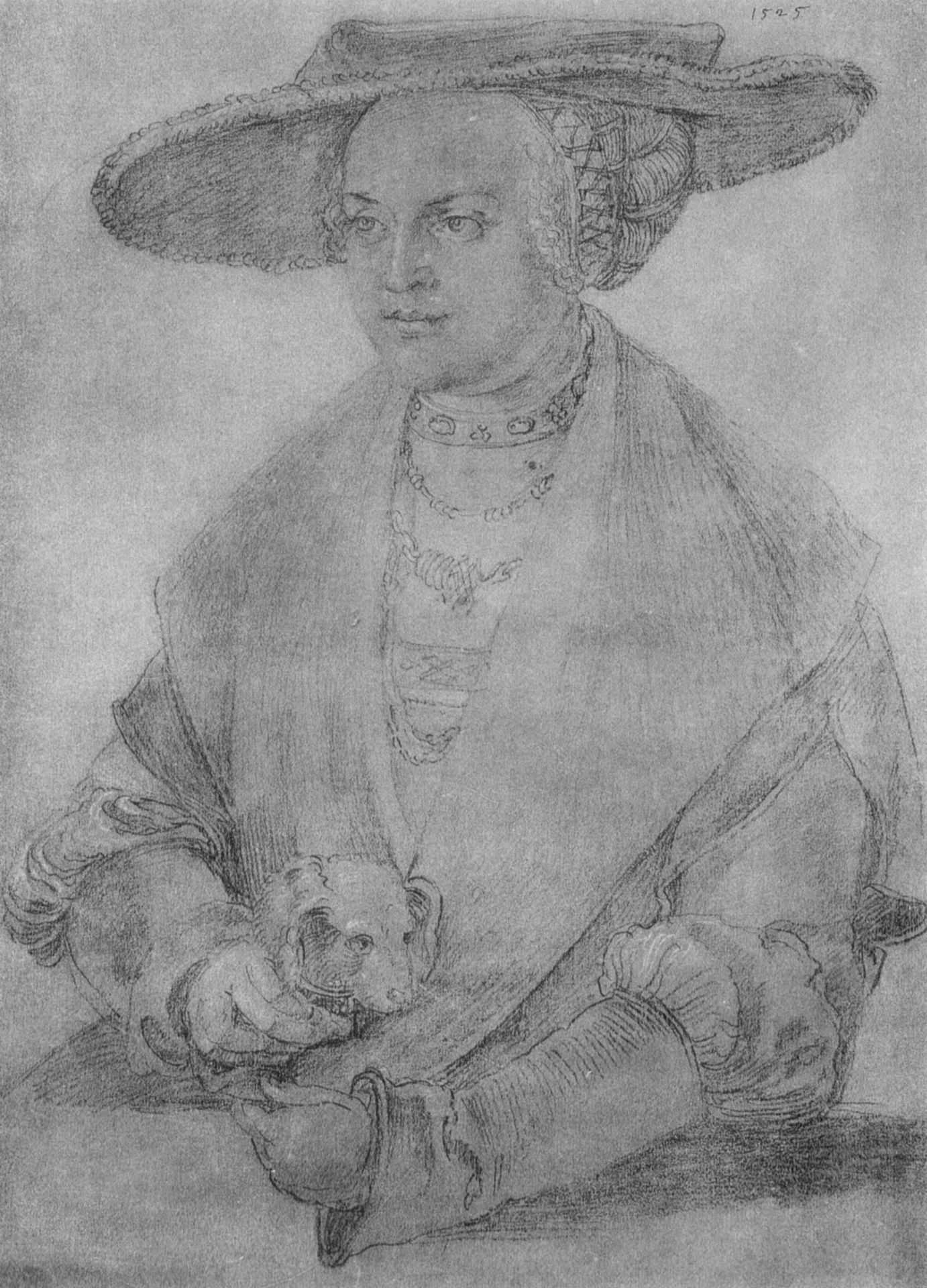 Portrait of Susanne von Brandenburg Ansbach by Albrecht Durer