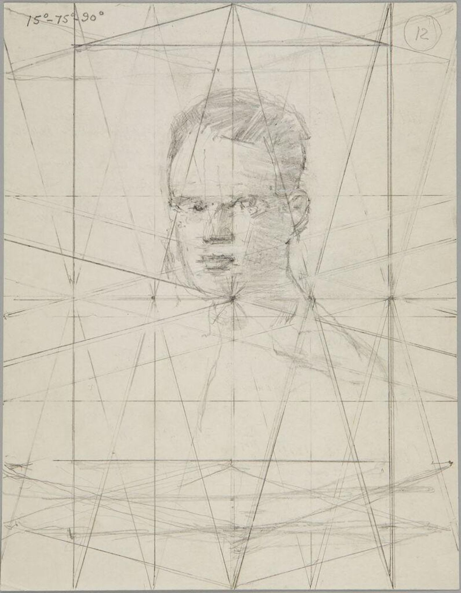Male Head by Denman Waldo Ross