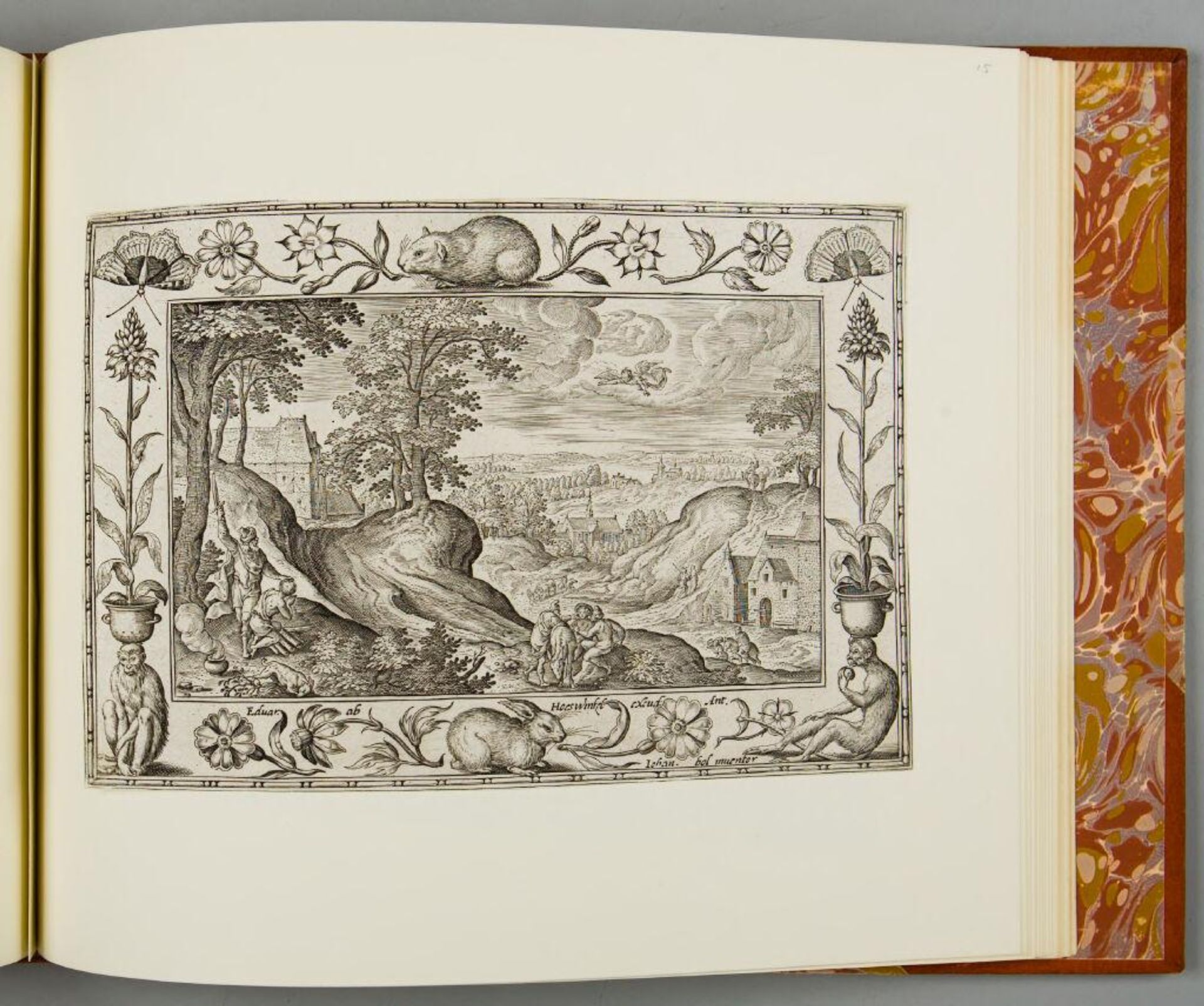 The Sacrifice of Isaac, with Guinea Pig, Rabbit, and Monkey by Adriaen Collaert