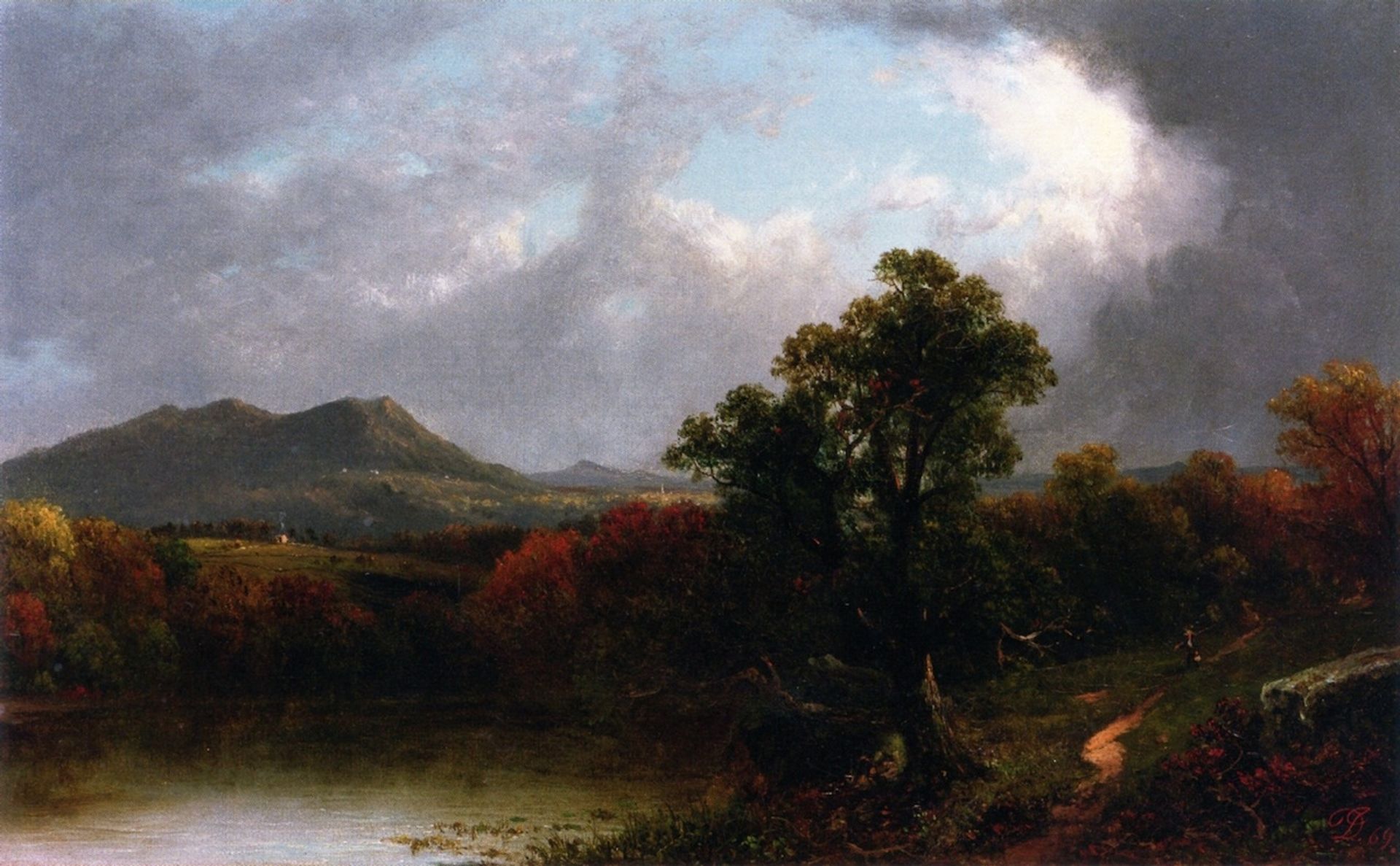 Passing Storm Clouds by David Johnson