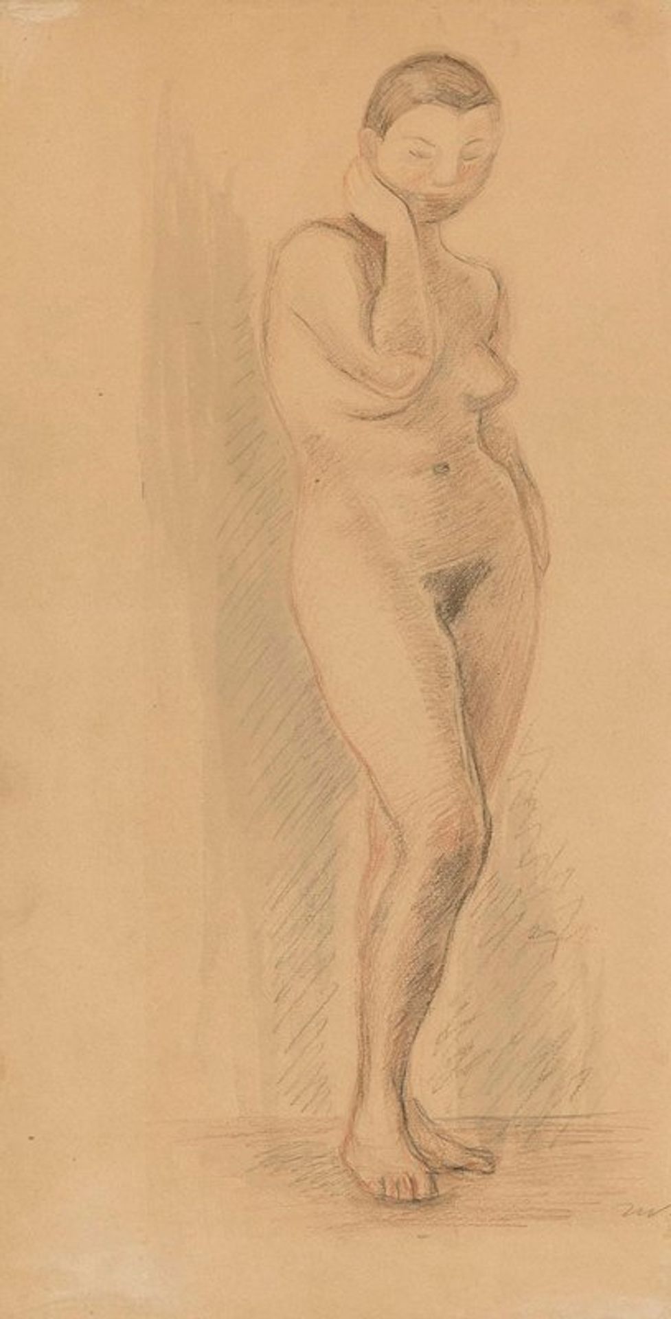 Standing nude, IV by Zygmunt Waliszewski