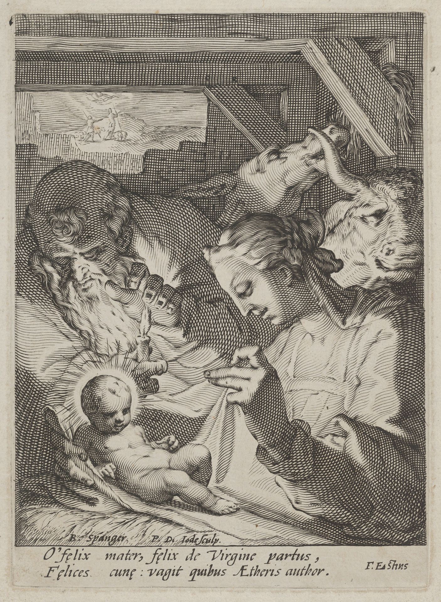 The Nativity by Pieter de Jode I