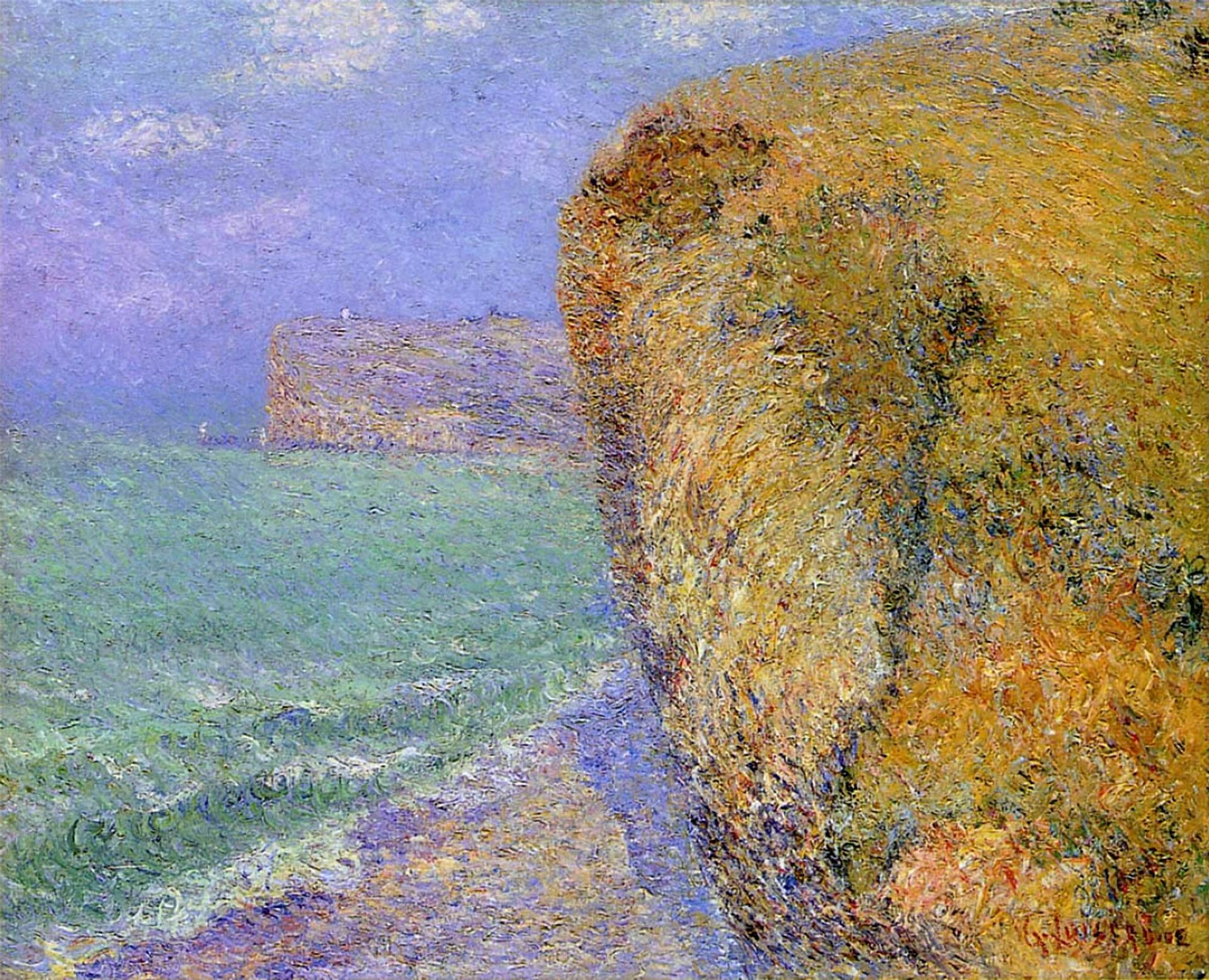 Cliffs at Grainval by Gustave Loiseau
