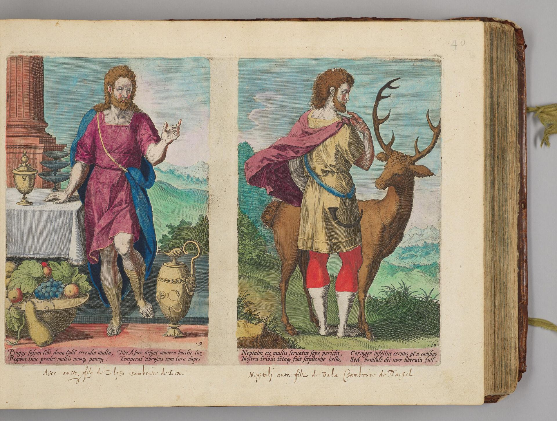 Aser and Nehphtali by Johann Sadeler I