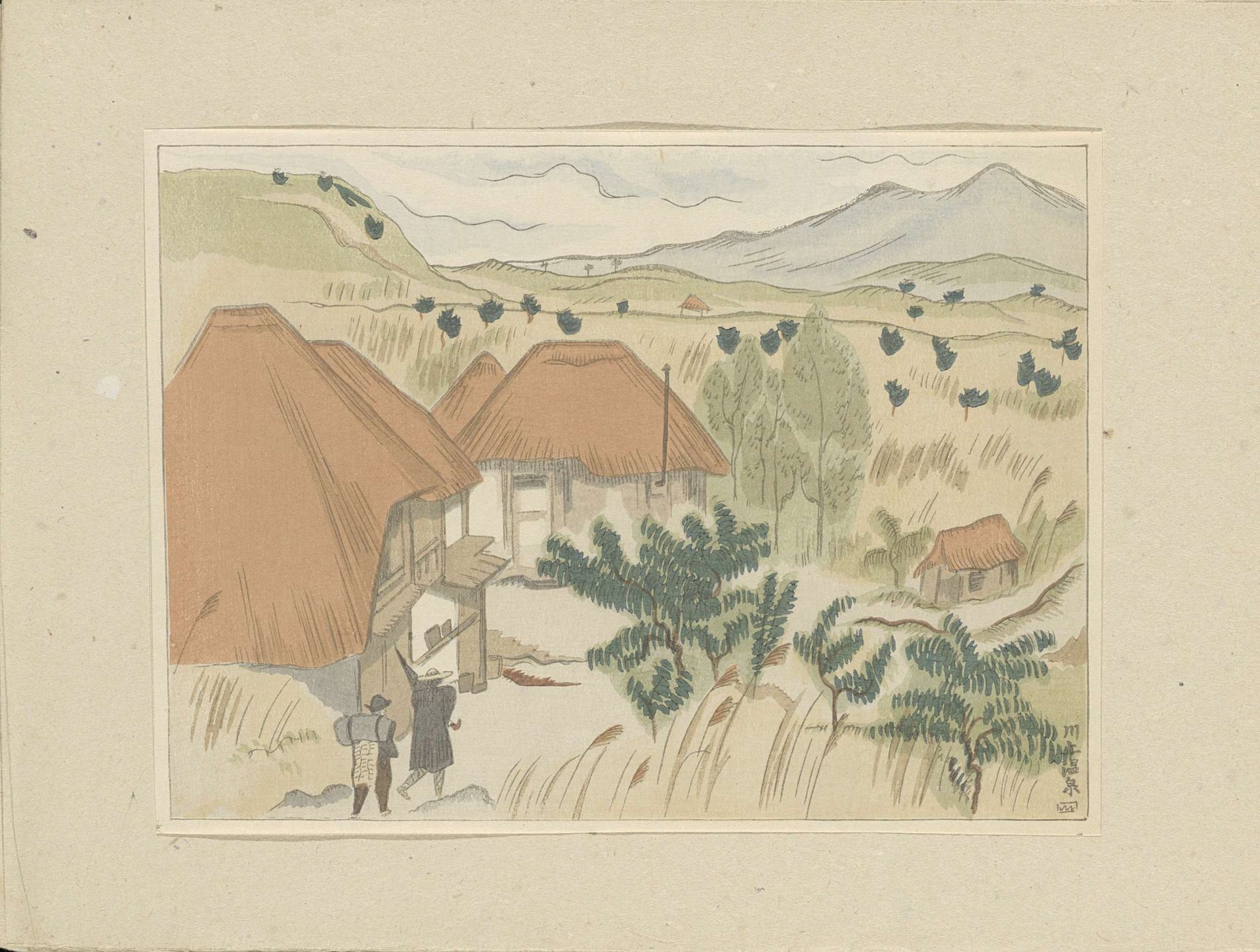 Kawakami heetwater bronnen by Morita Tsunetomo