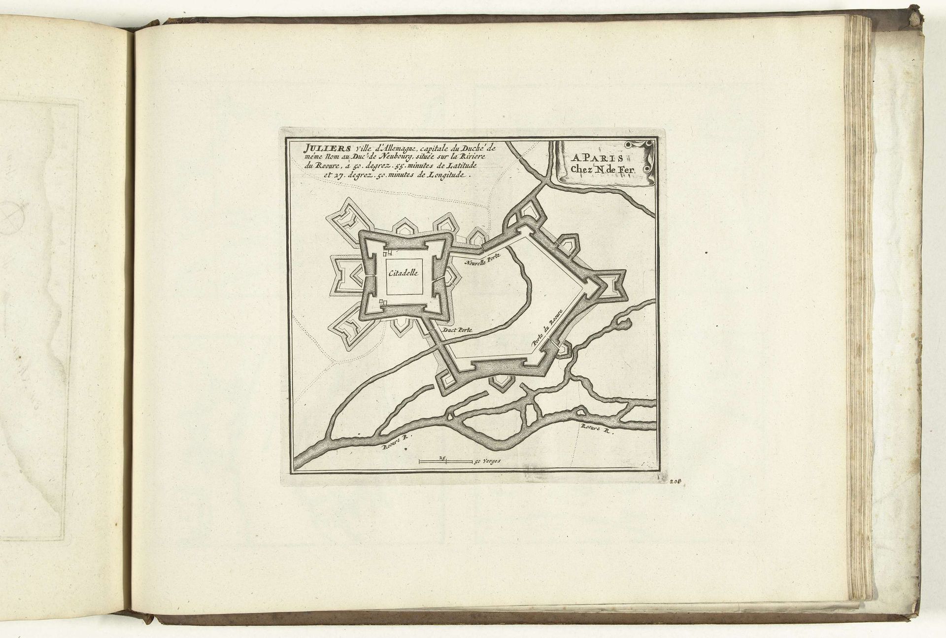 Plattegrond van Jülich, 1726 by Anonymous