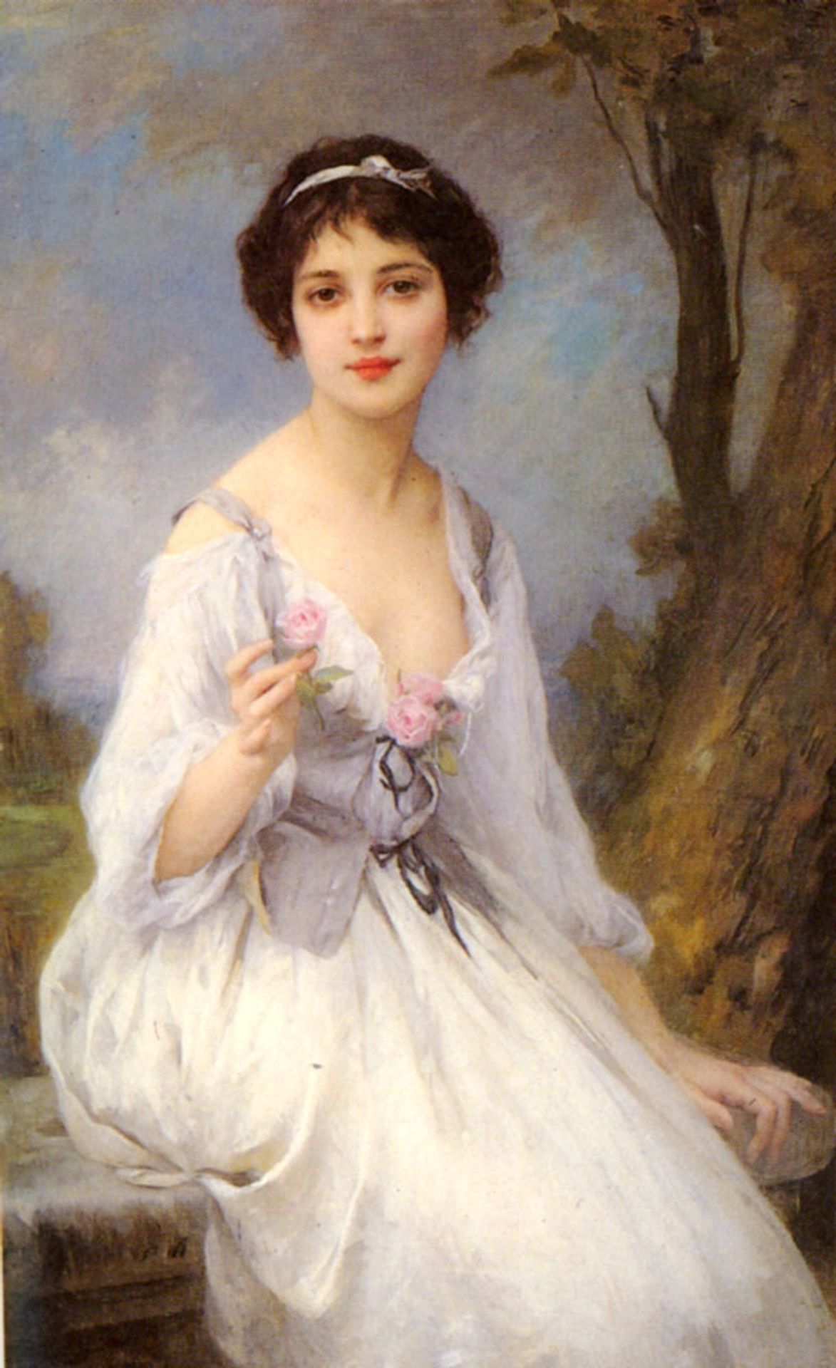 The Pink Rose - Charles-Amable Lenoir | Artera | AskArtera