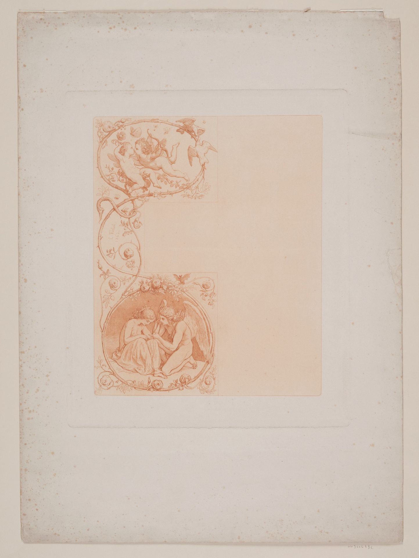 Illustration til "L`Amour et Psyché" by Lorenz Frølich