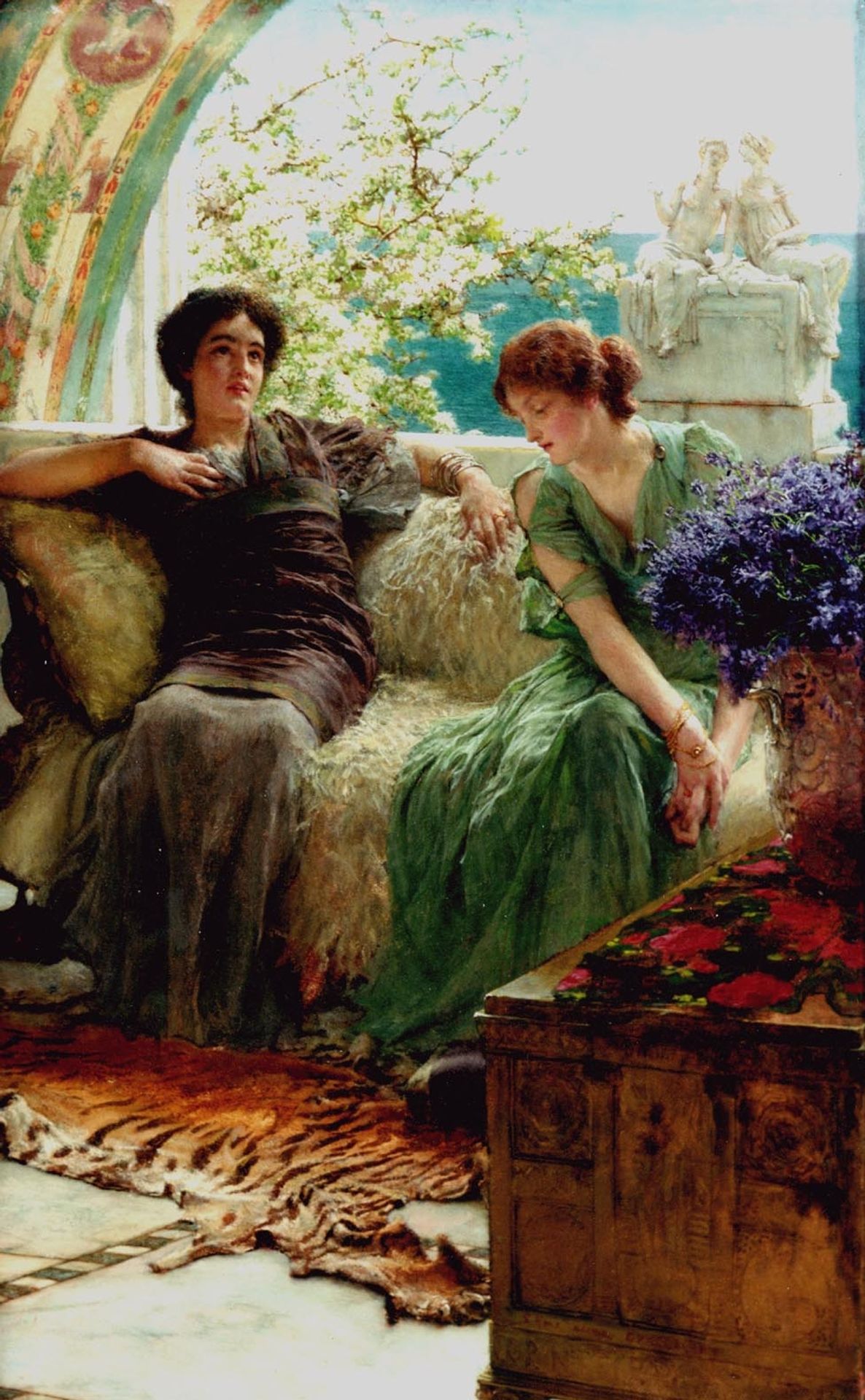 Unwelcome Confidences by Lawrence Alma-Tadema