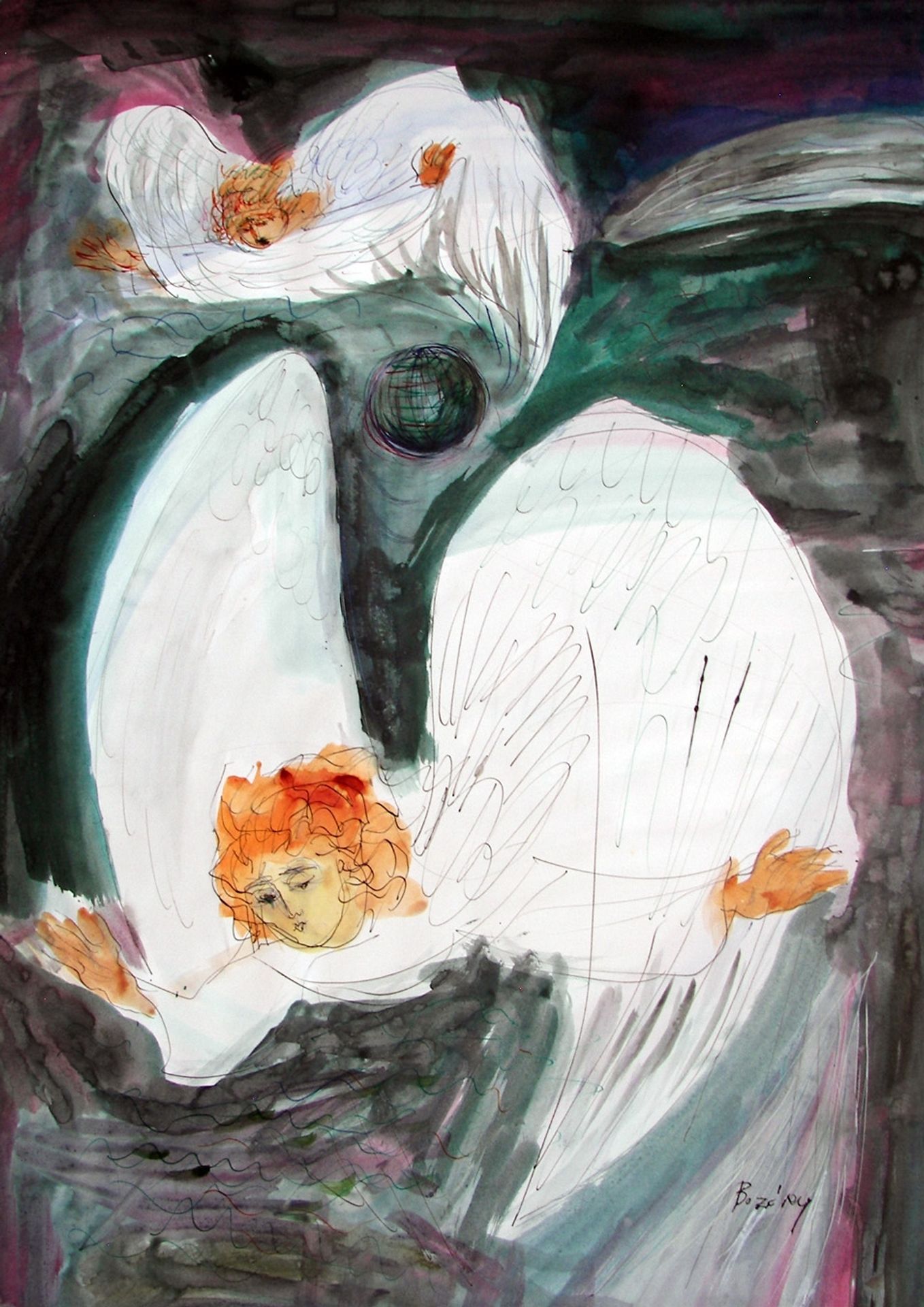 Apocalyptic Angels by Maria Bozoky