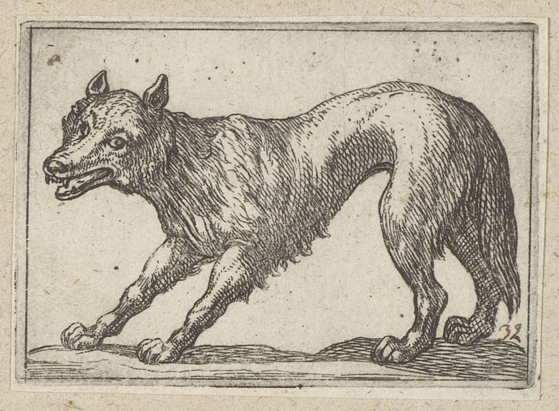 Staande vos by Antonio Tempesta