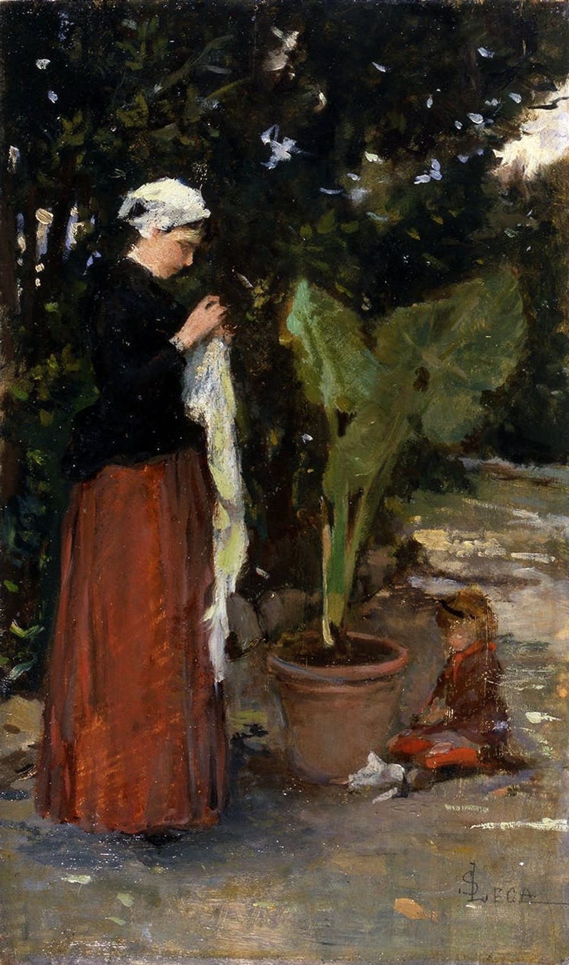 The owner of the farm by Silvestro Lega