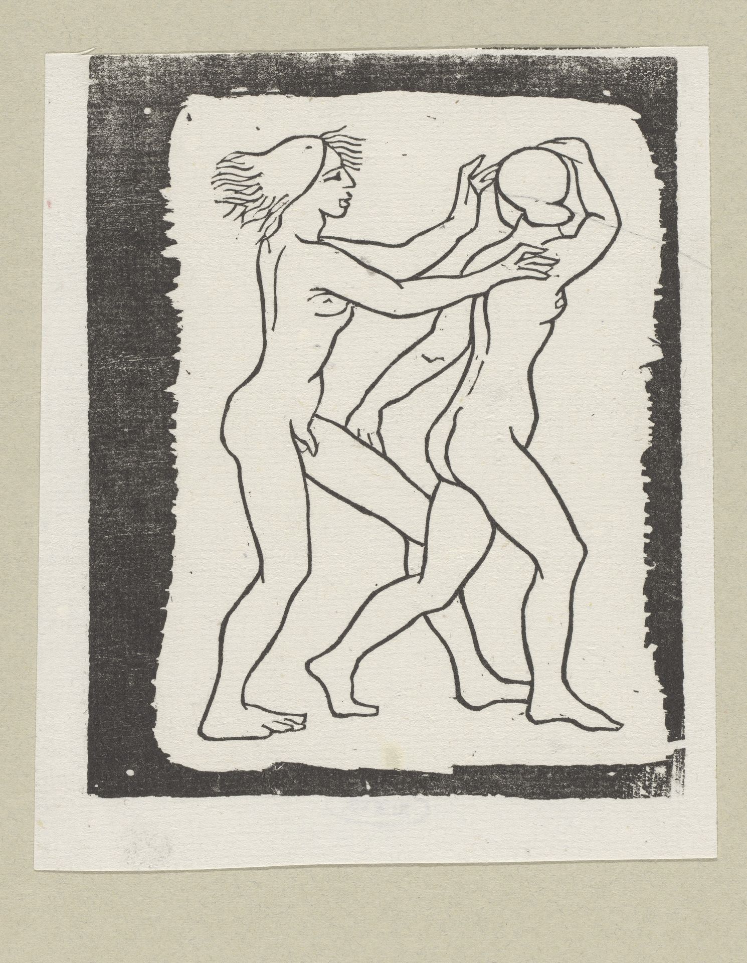 Daphnis achtervolgt Chloë by Aristide Maillol