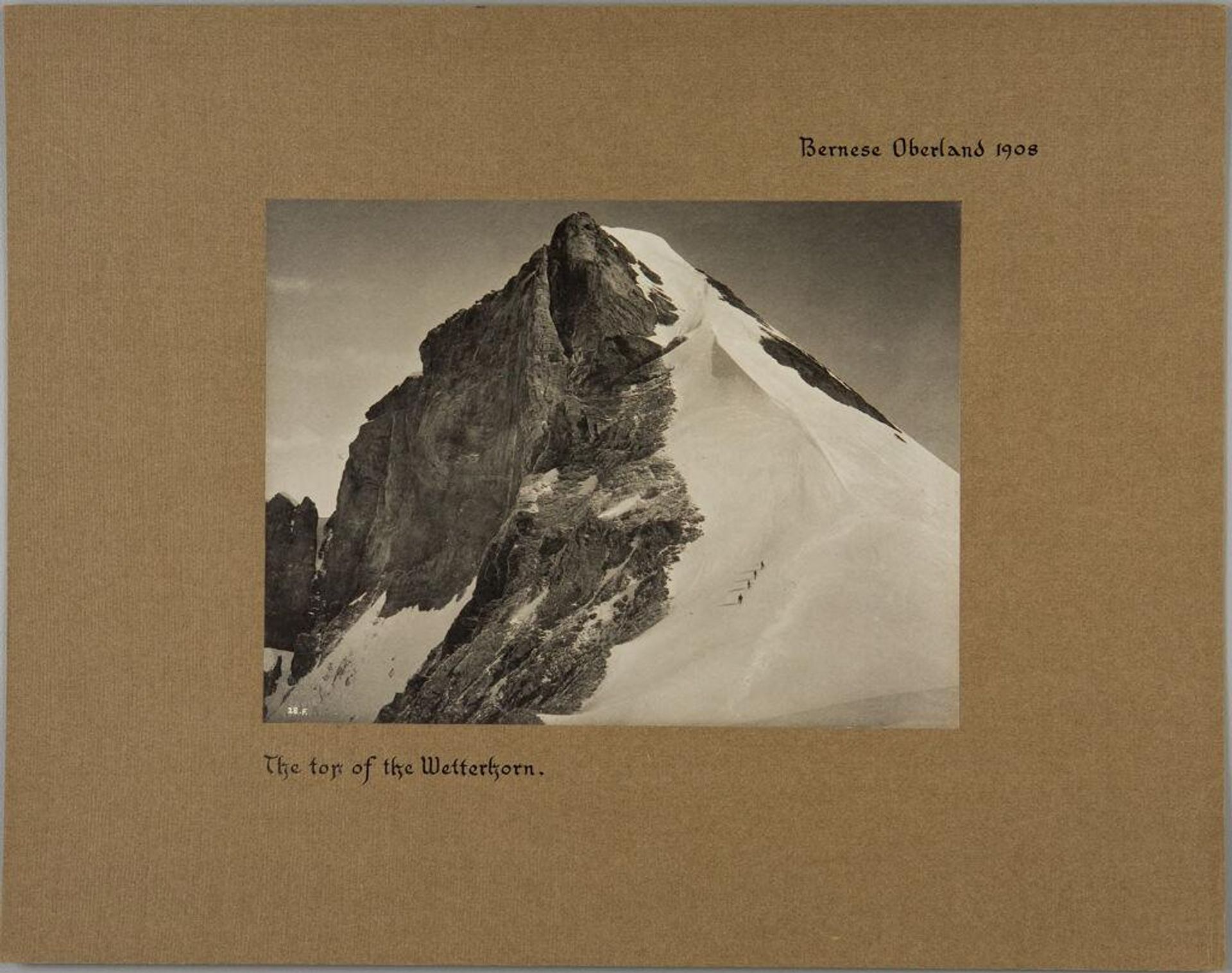 The top of the Wetterhorn, Bernese Oberland by George Perry Ashley Abraham