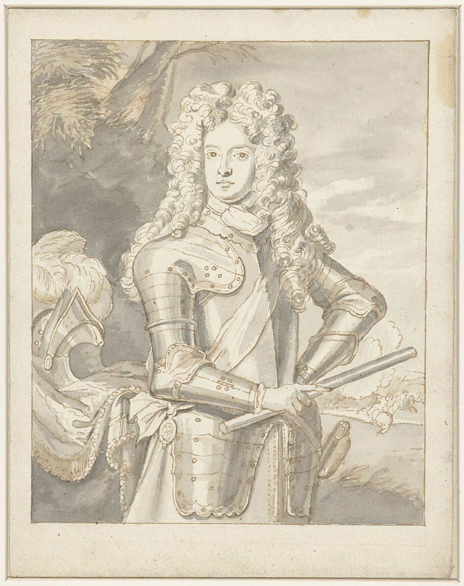 Portret van Arnold Joost van Keppel by Anonymous