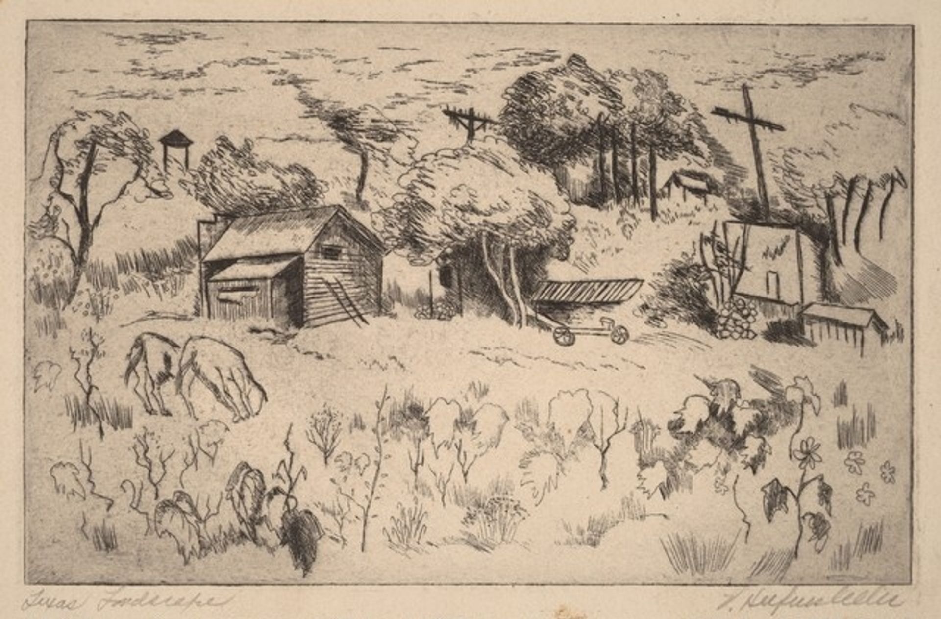 Texas Landscape (no. 1) by Veronica Helfensteller