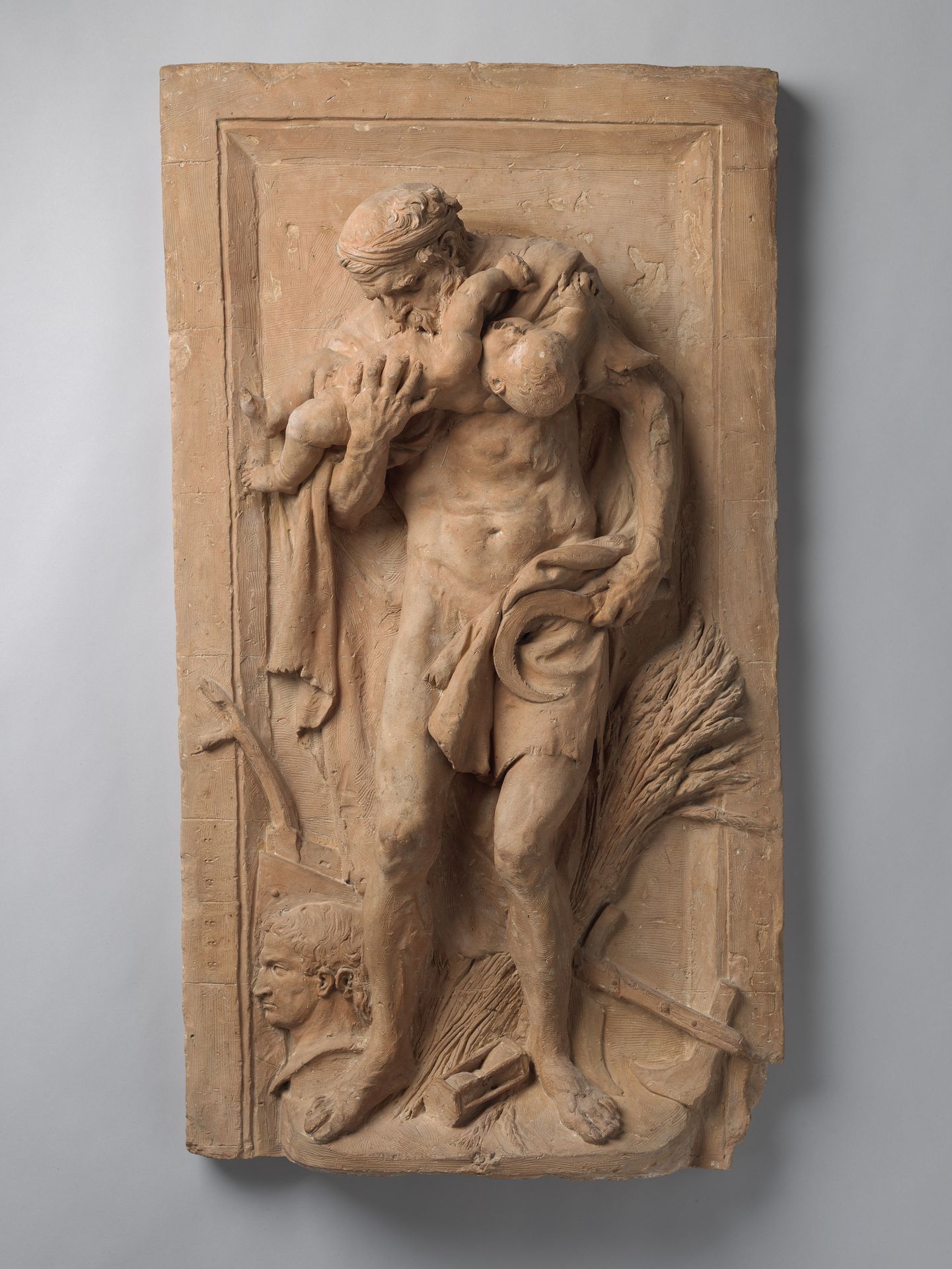 Saturn, Model for a High Relief in the Amsterdam Town Hall (now Royal Palace) at Dam Square by Artus (I) Quellinus