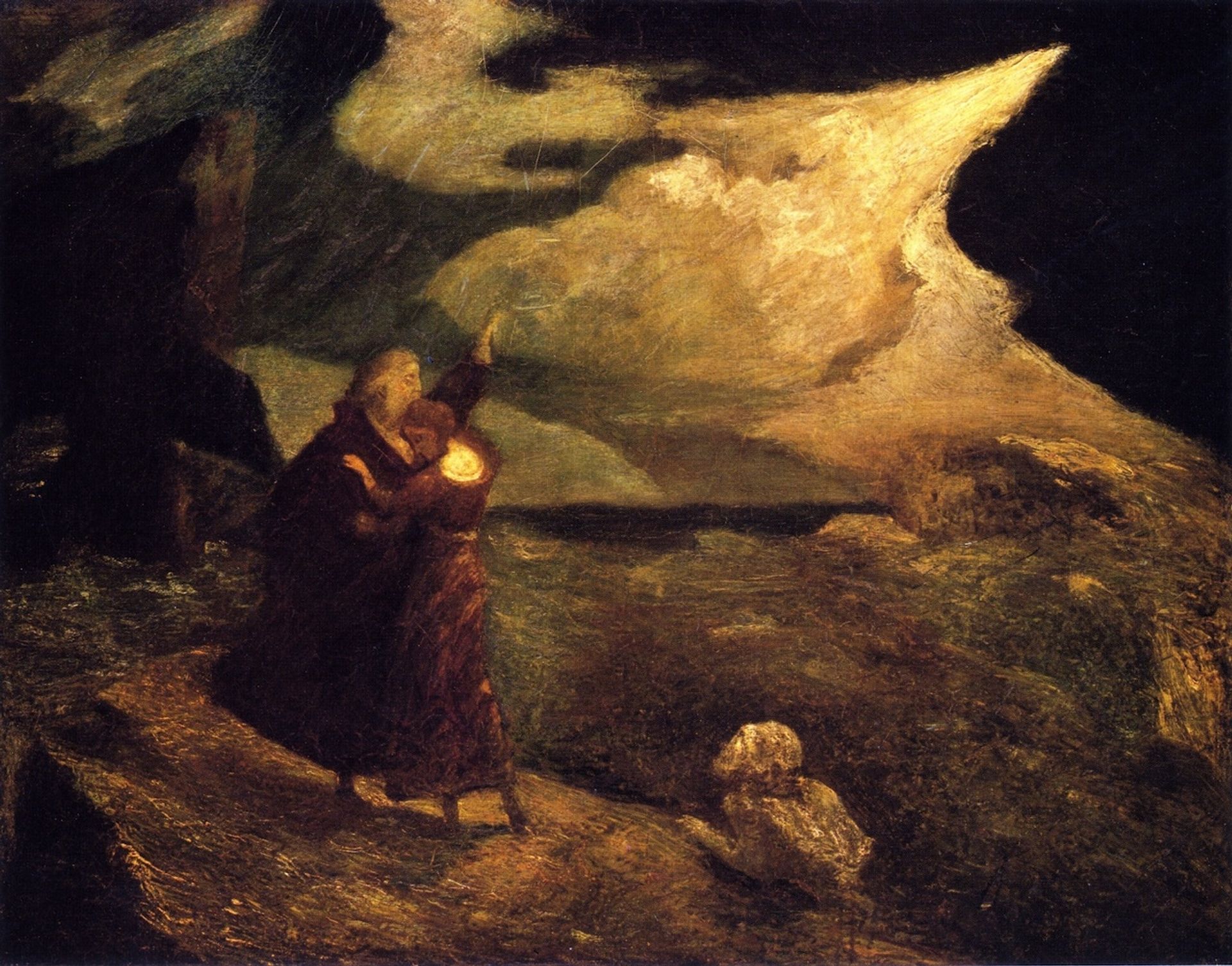 The Tempest by Albert Pinkham Ryder