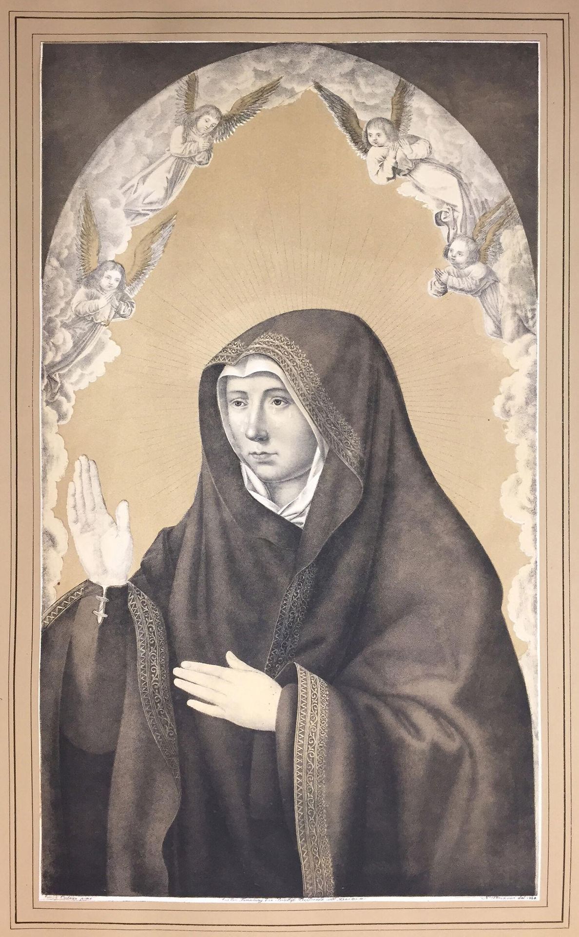 The Sorrowing Mother by Johann Nepomuk Strixner