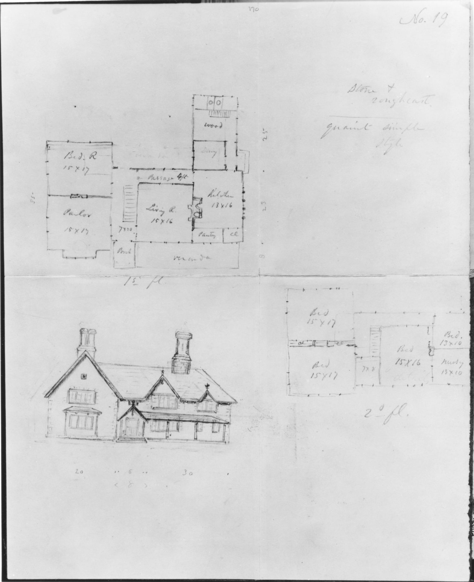 The Architecture of Country Houses; including Designs for Cottages, Farm Houses, and Villas by Andrew Jackson Downing