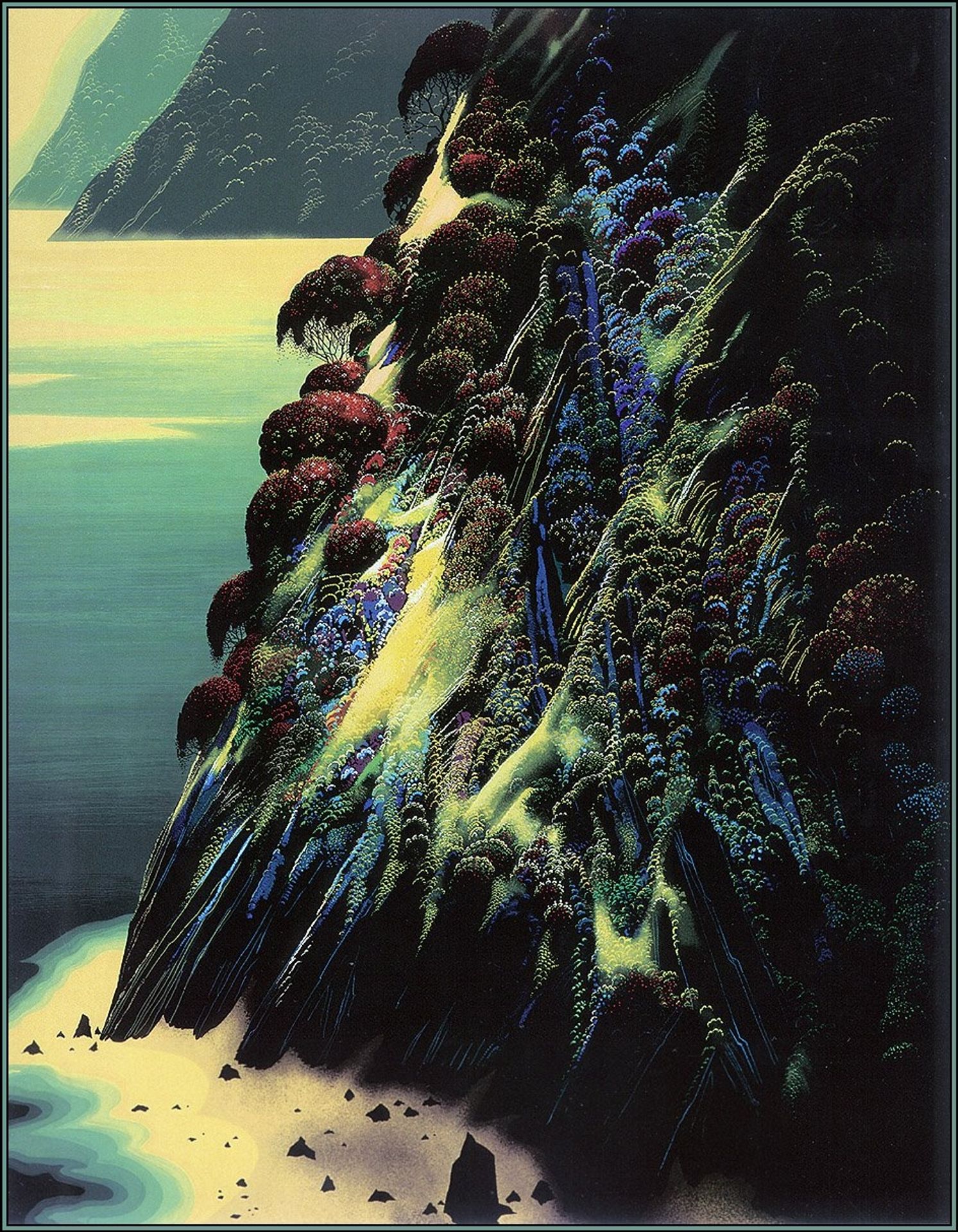 Big Sur Poem by Eyvind Earle