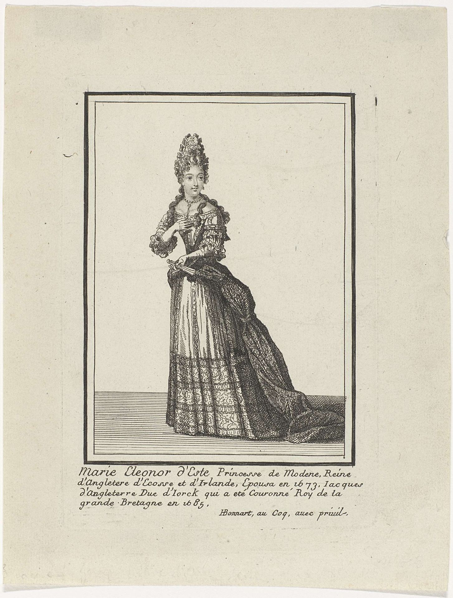 Marie Eleonor d'Este. Princesse de Moden (...). by Anonymous