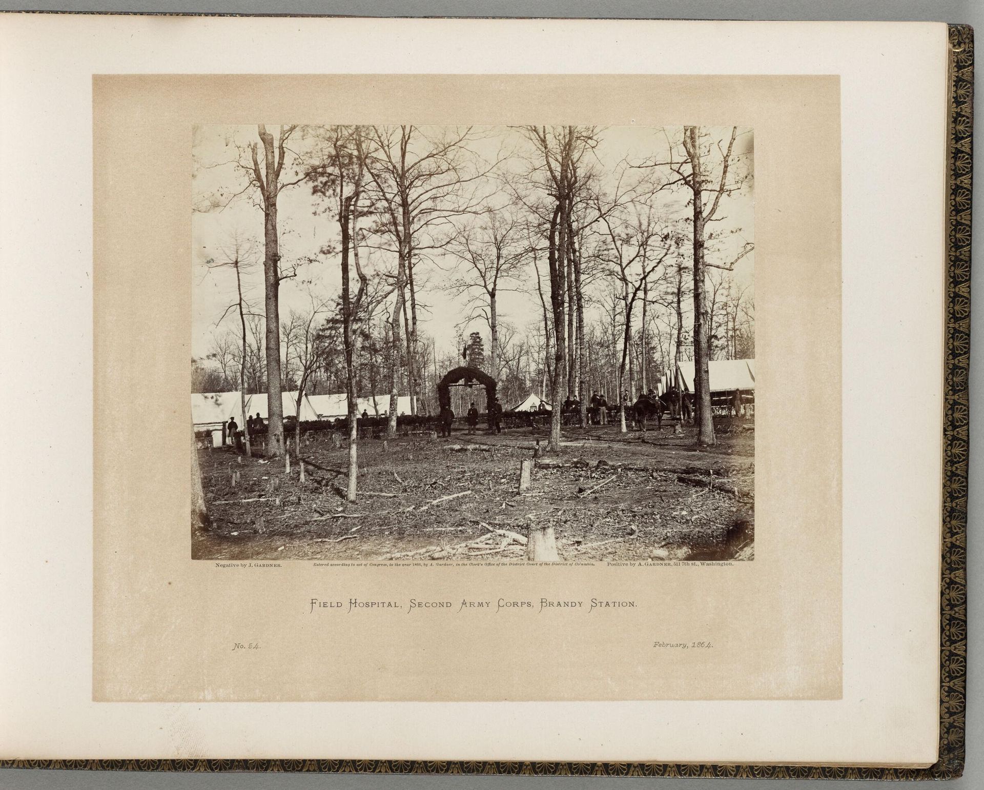 Field Hospital, Second Army Corps, Brandy Station by James Gardner
