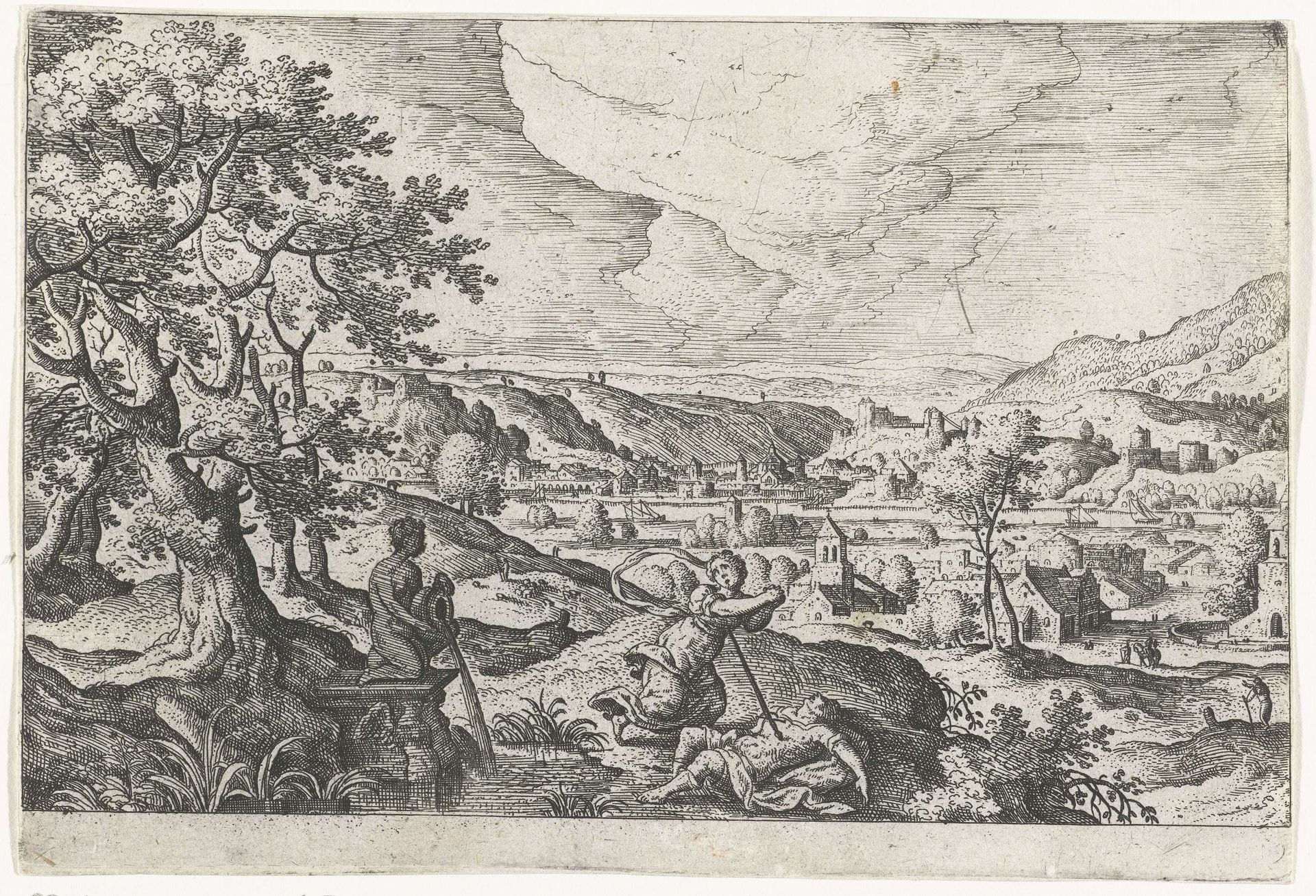 Pyramus en Thisbe by Anonymous