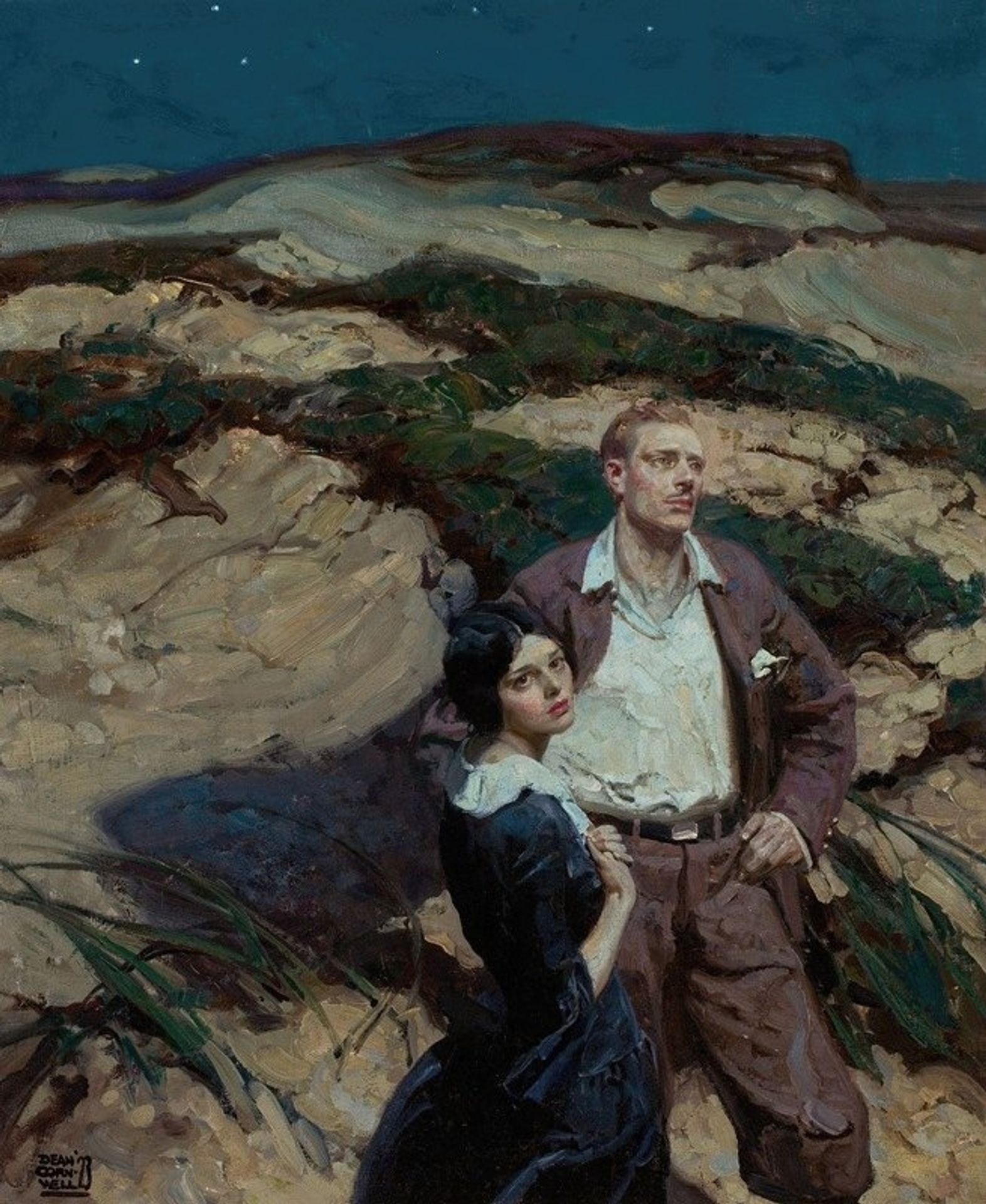 Gold Hands by Dean Cornwell