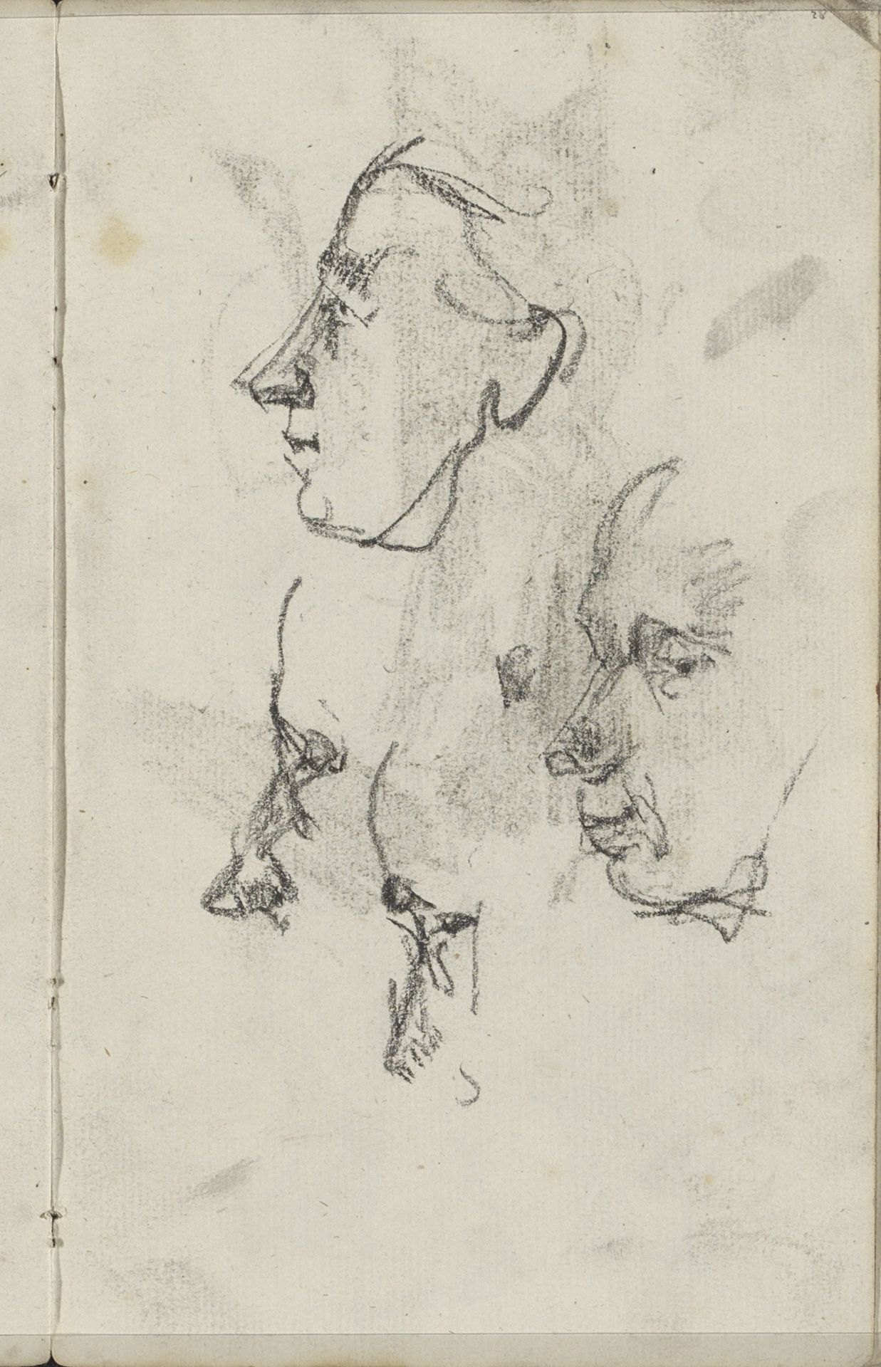 Twee gezichten by George Hendrik Breitner