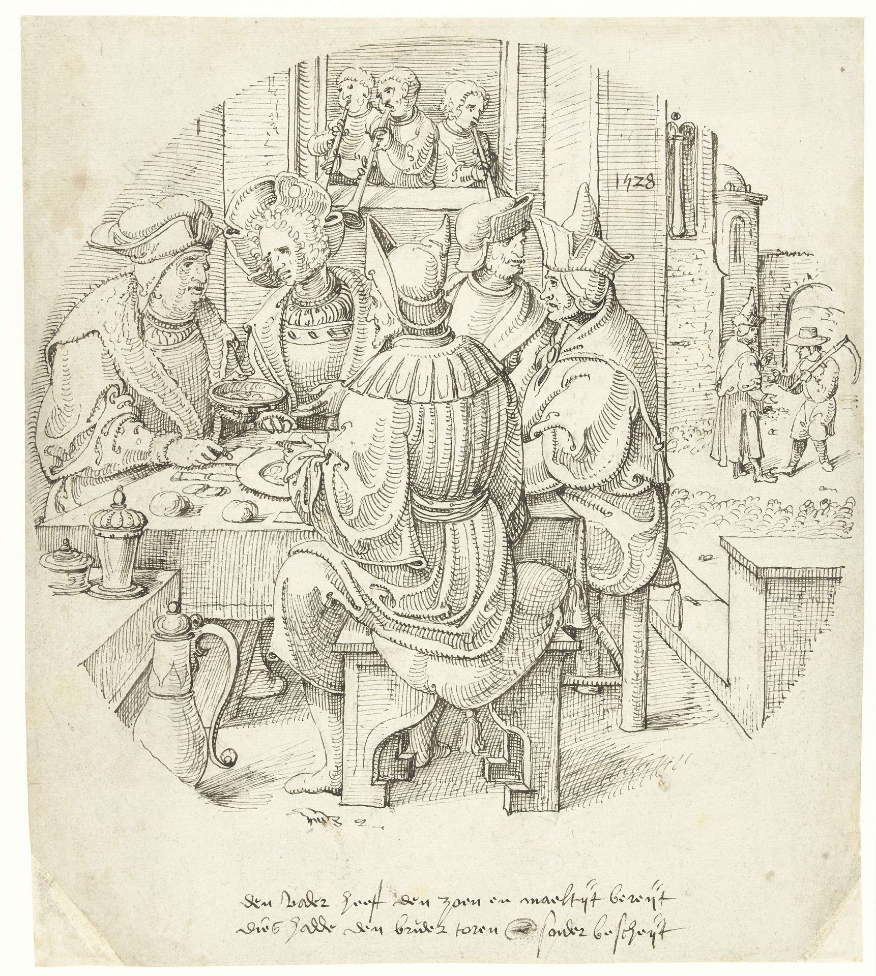Feestmaal voor de Verloren Zoon by Pieter Cornelisz Kunst