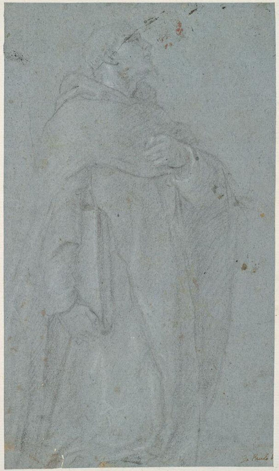 Kneeling Monk by Anonymous