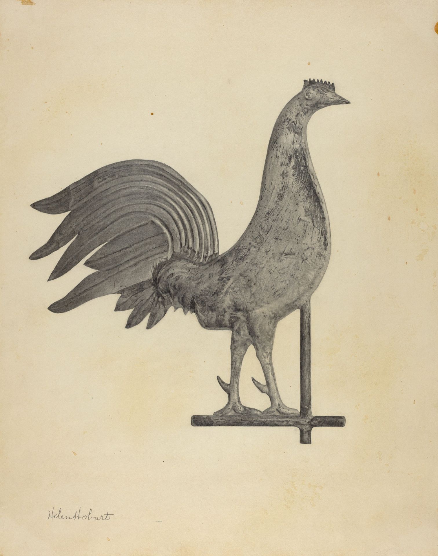 Weather Vane Finial by Helen Hobart